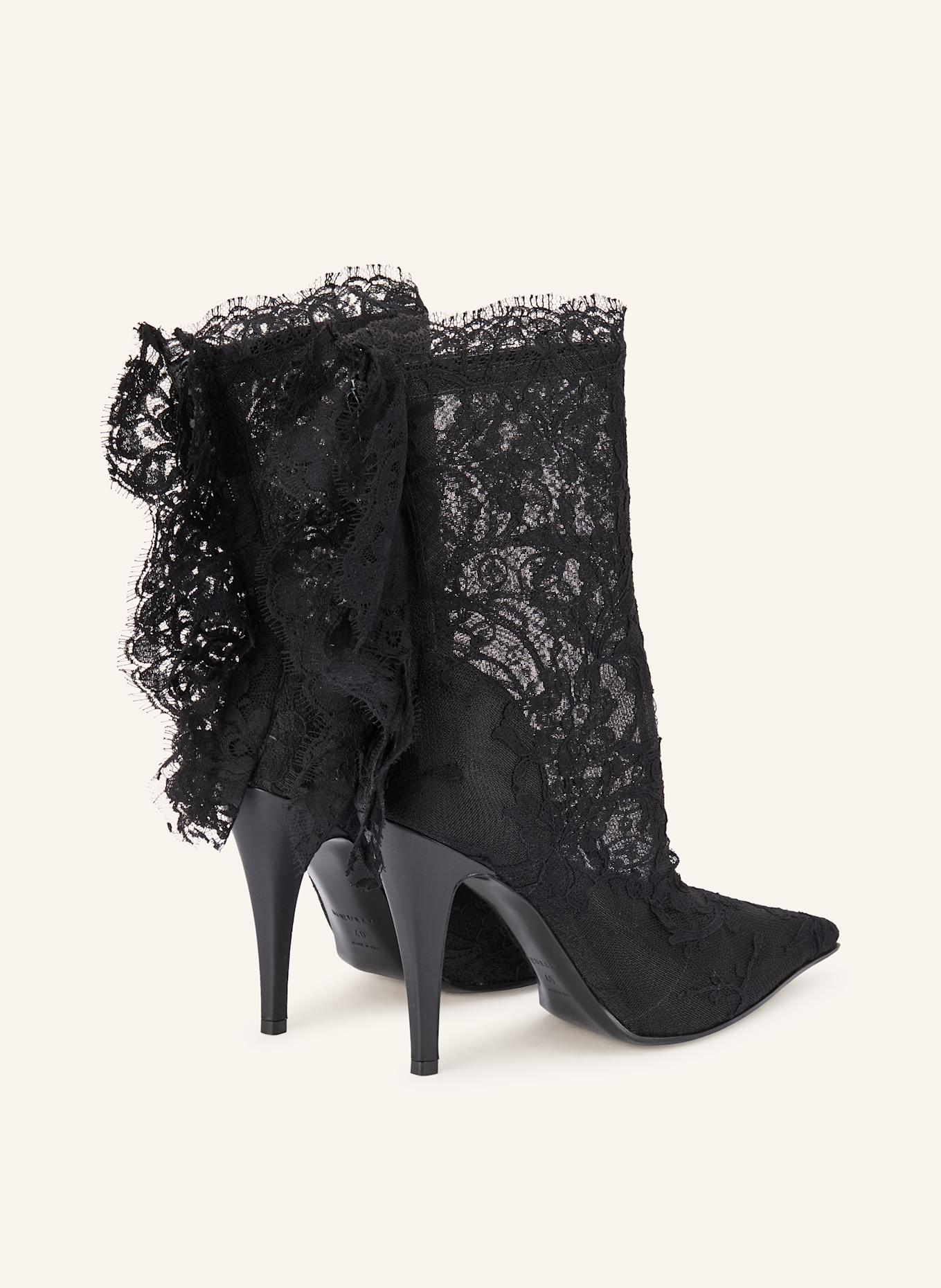 McQUEEN Ankle boots: BLACK