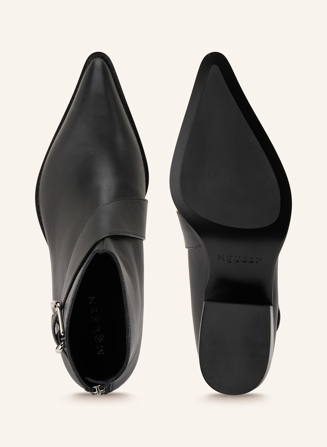 McQUEEN Ankle boots: BLACK