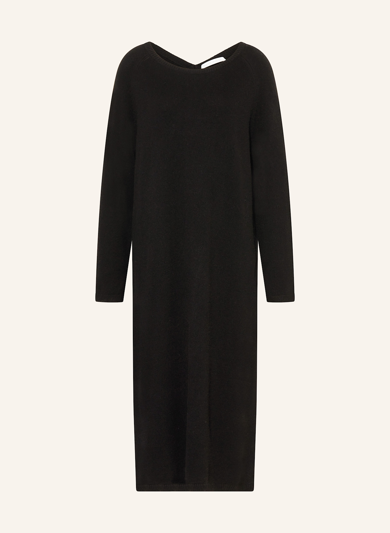 Alcidia da Veiga Strickkleid GEA mit Cashmere: SCHWARZ