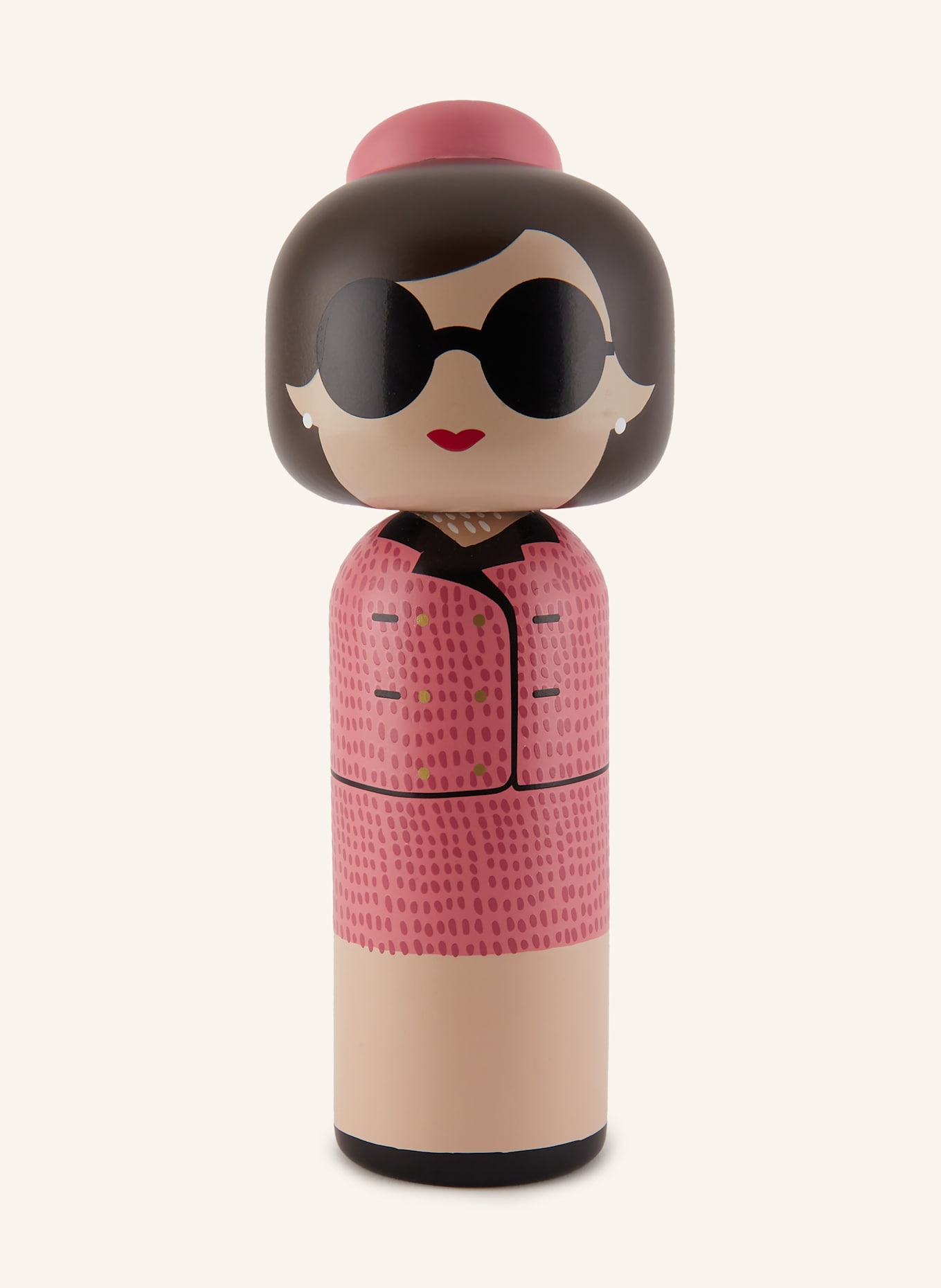 lucie kaas Dekofigur JACKIE: WEISS / PINK