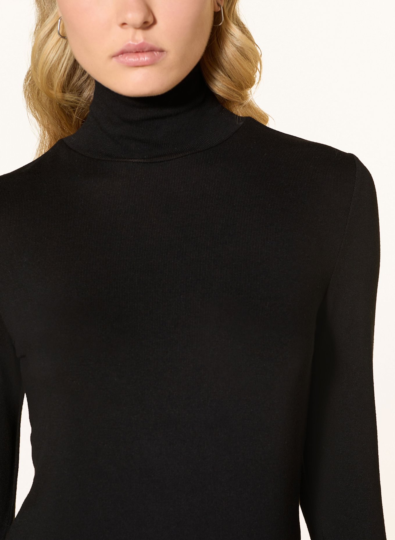 someday Rollkragenshirt KIROSIE: SCHWARZ