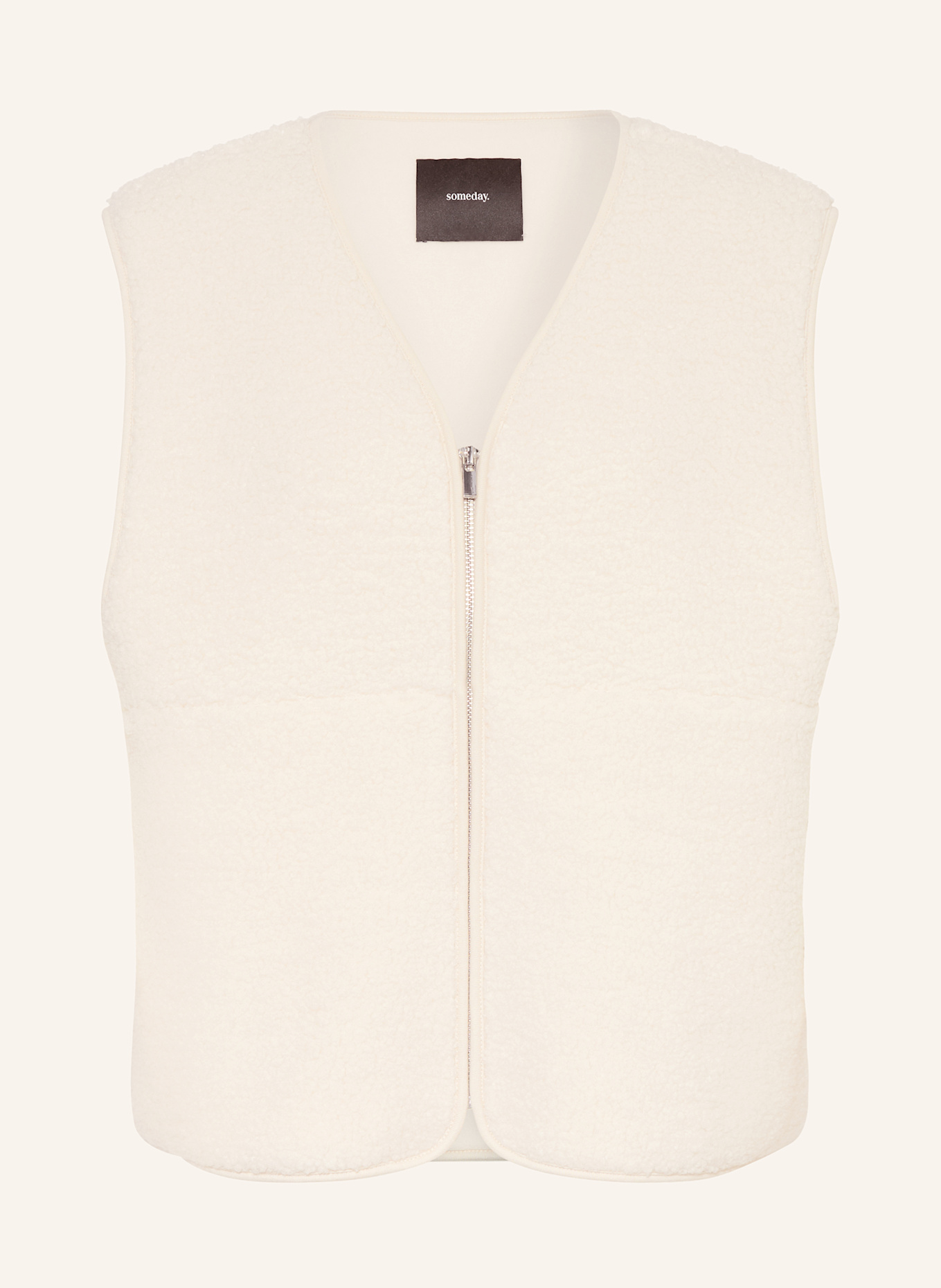 someday Teddyfell-Weste ULIV: CREME