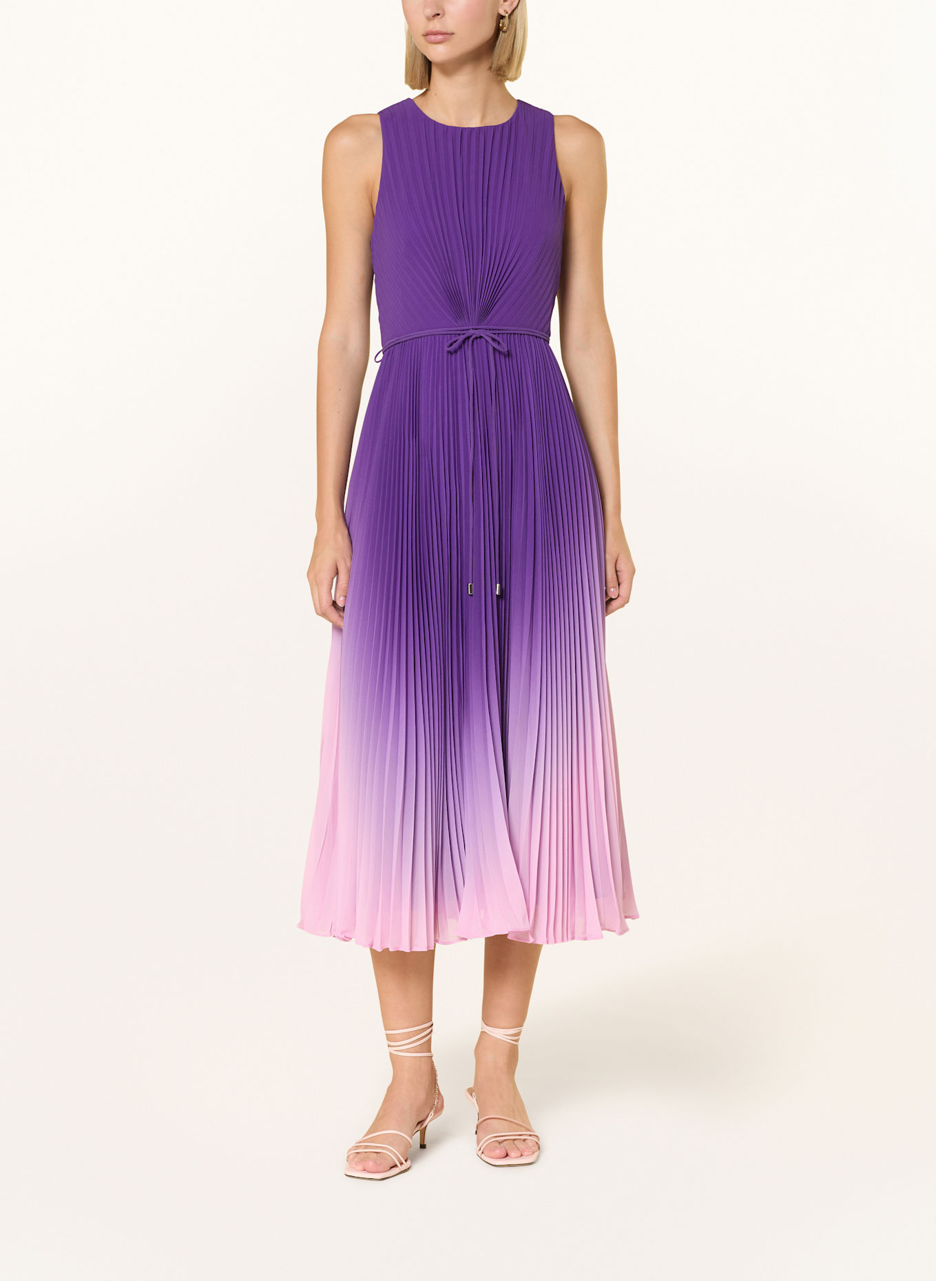 Phase Eight Kleid SIMARA mit Plissees: LILA / ROSA