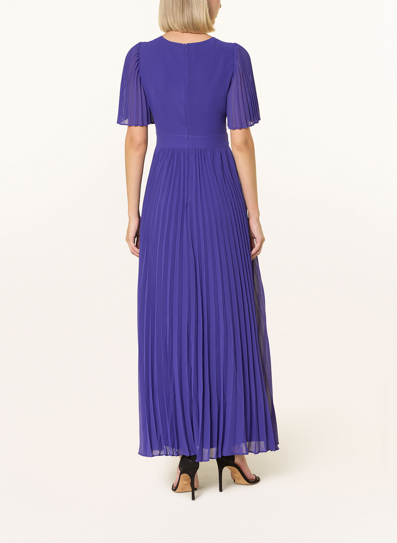 Phase Eight Robe YASMINA à plis: LILAS