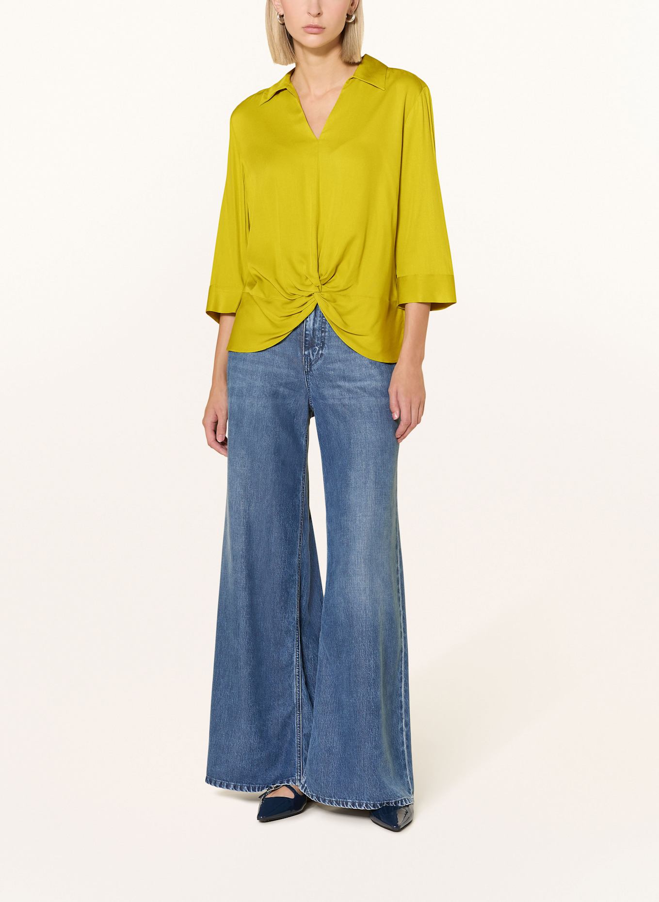 Phase Eight Blusenshirt CLARY mit 3/4-Arm: HELLGRÜN