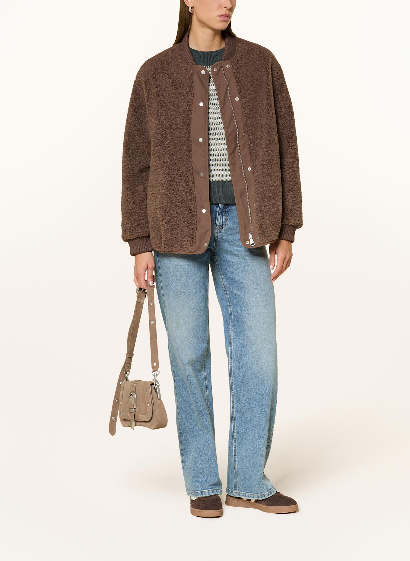 OPUS Jacke HULDA zum Wenden: BRAUN