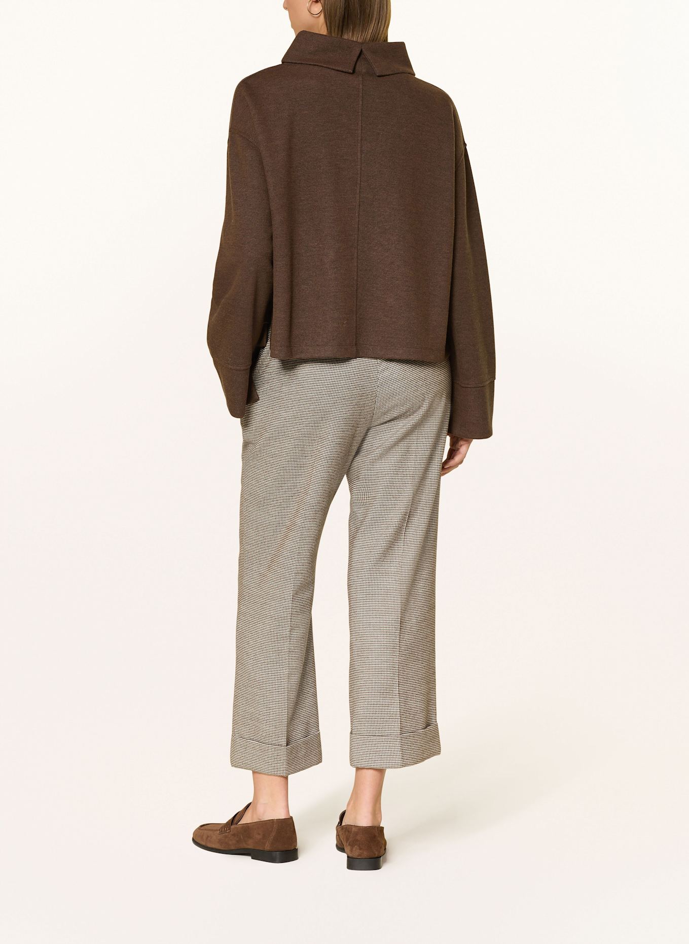 OPUS Rollkragenpullover GERINI: BRAUN