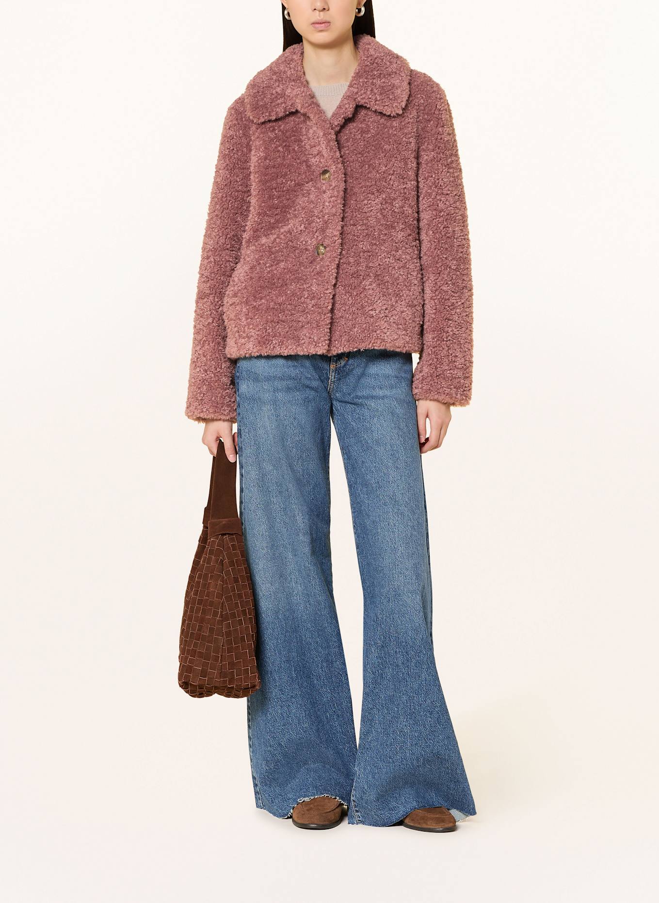 FUCHS SCHMITT Teddyfell-Jacke: ALTROSA