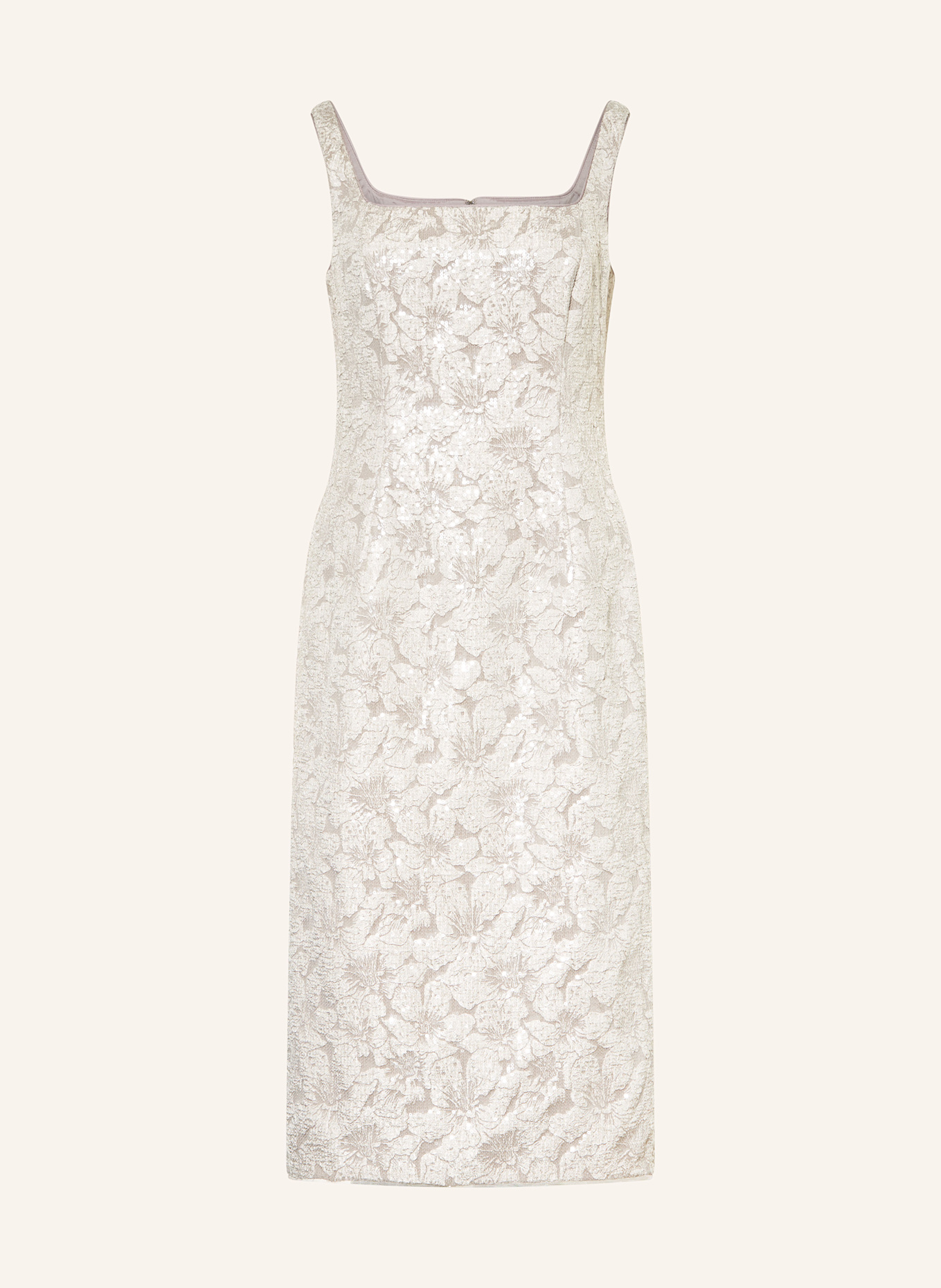 ADRIANNA PAPELL Cocktail dress with sequins: GRAY / LIGHT GRAY