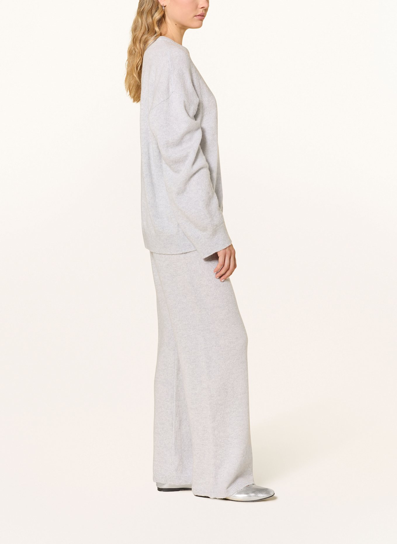 NINETY-9 Strickhose HEATHER: HELLGRAU