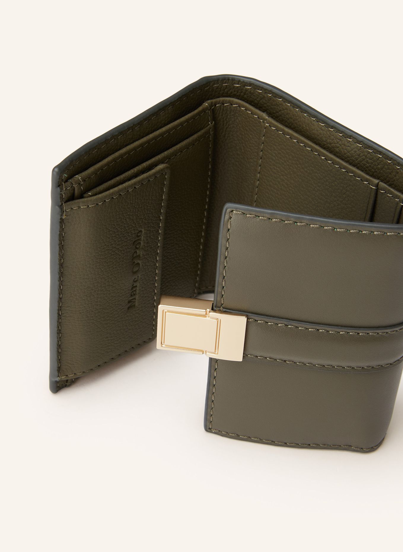 Marc O'Polo Portfel: OLIWKOWY