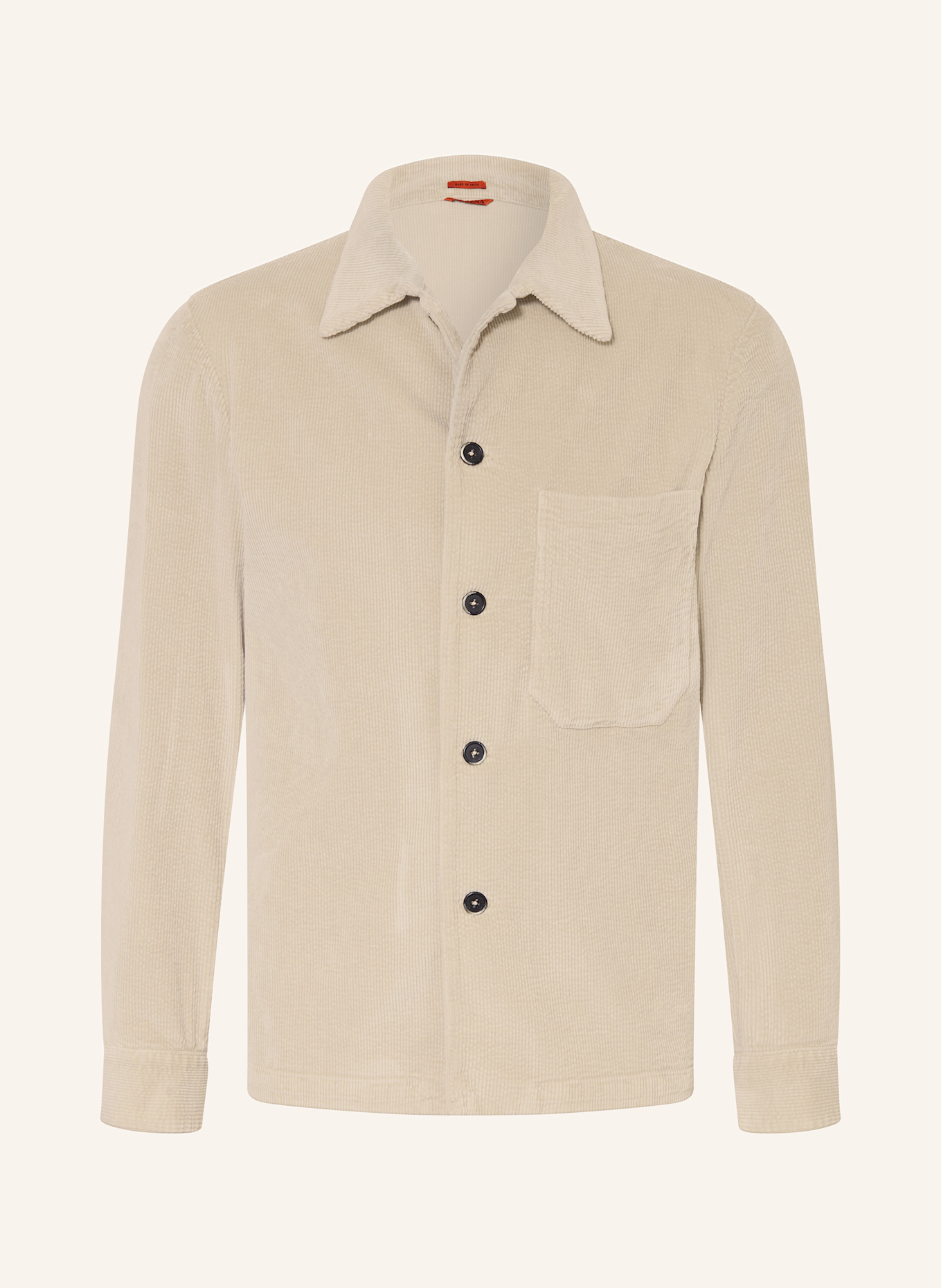 BARENA VENEZIA Cord-Overshirt CEDRONE: HELLBRAUN