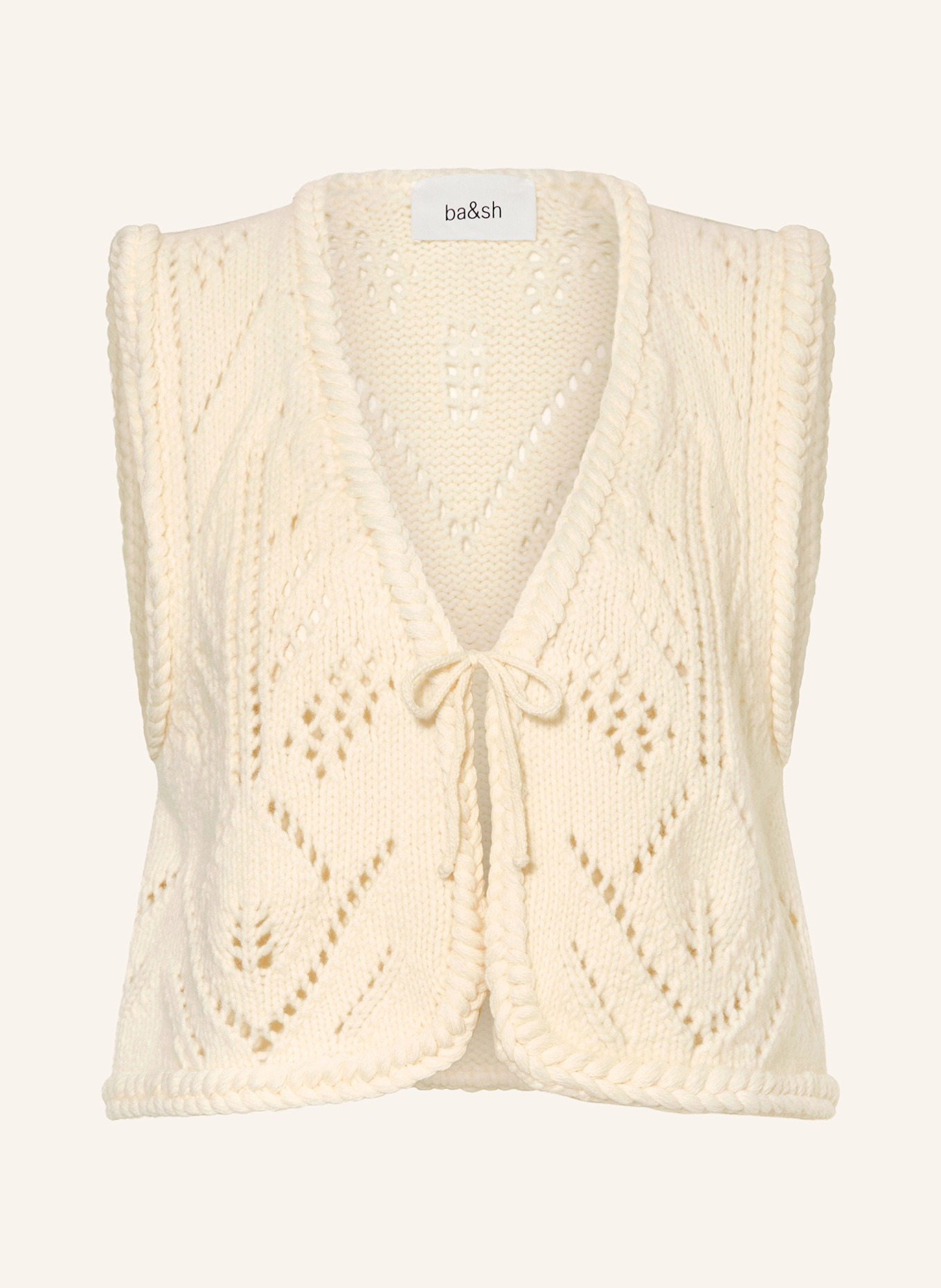 ba&sh Strickweste GILES: ECRU