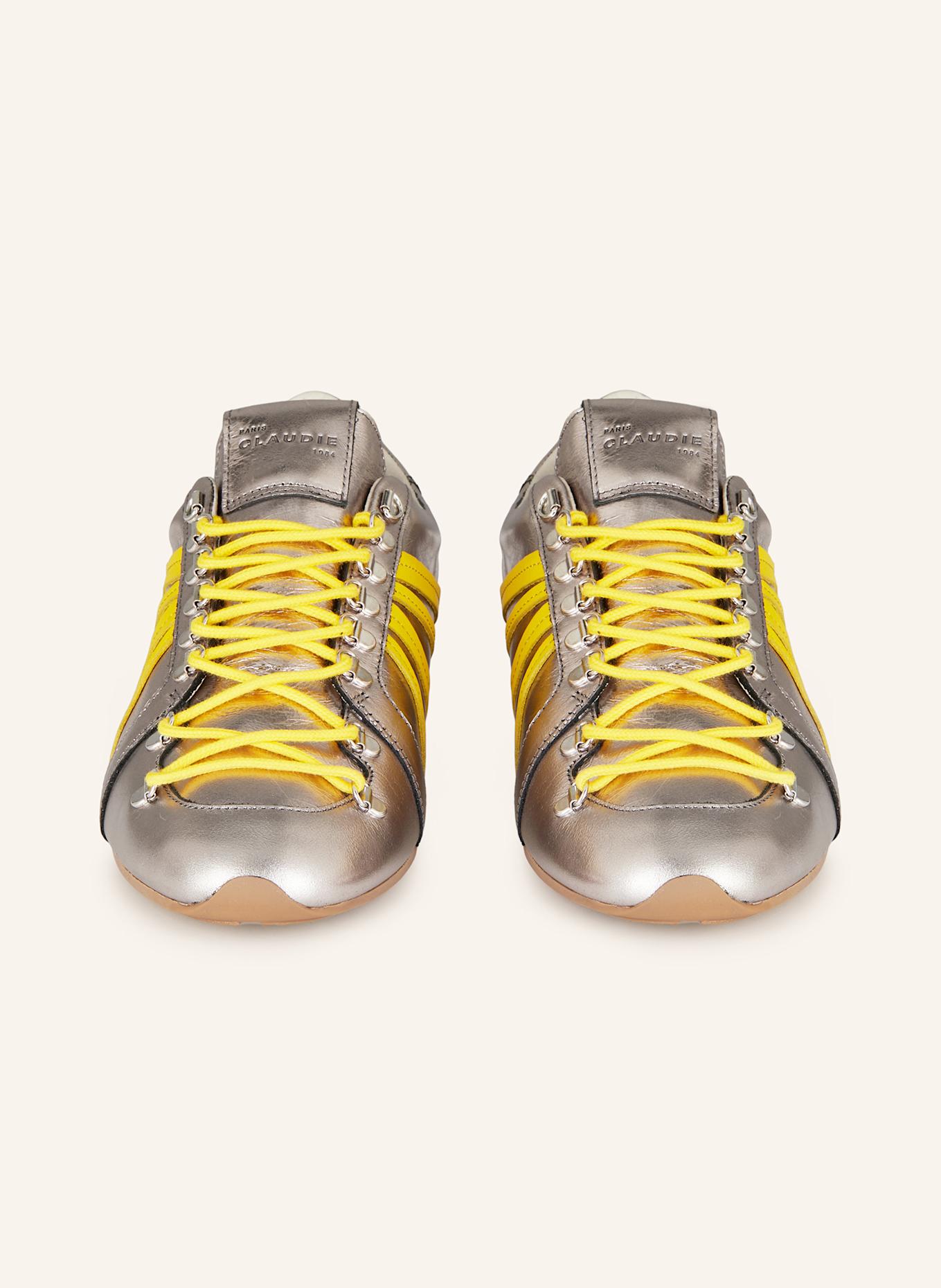 CLAUDIE PIERLOT Sneaker: SILBER / GELB