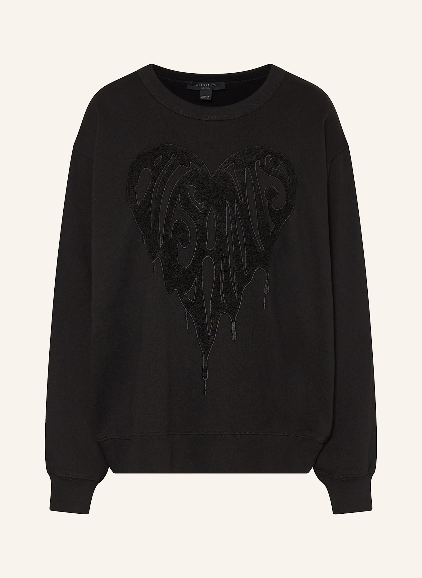 ALLSAINTS Bluza nierozpinana TRIP: CZARNY