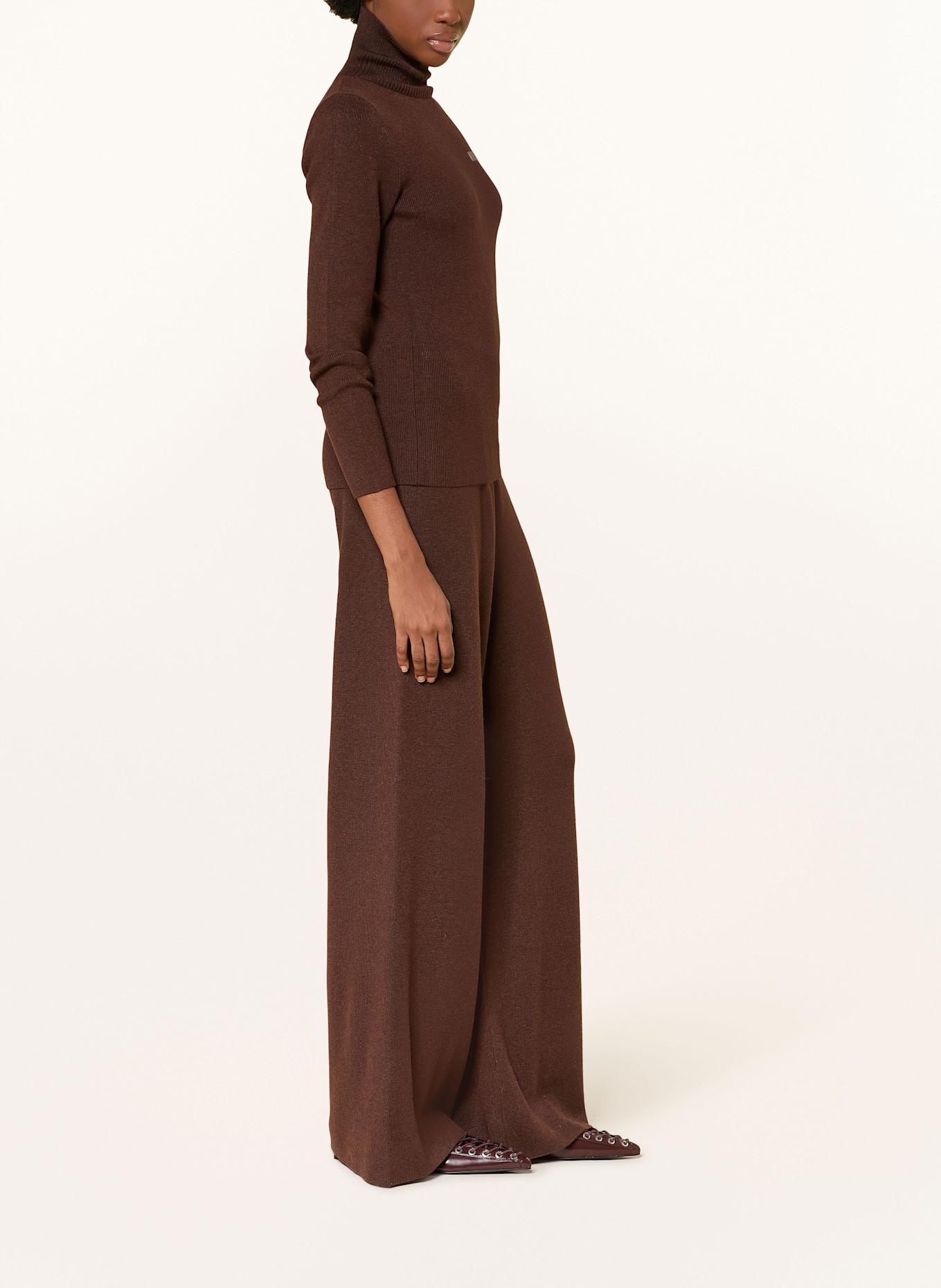 KARO KAUER Strickhose: BRAUN