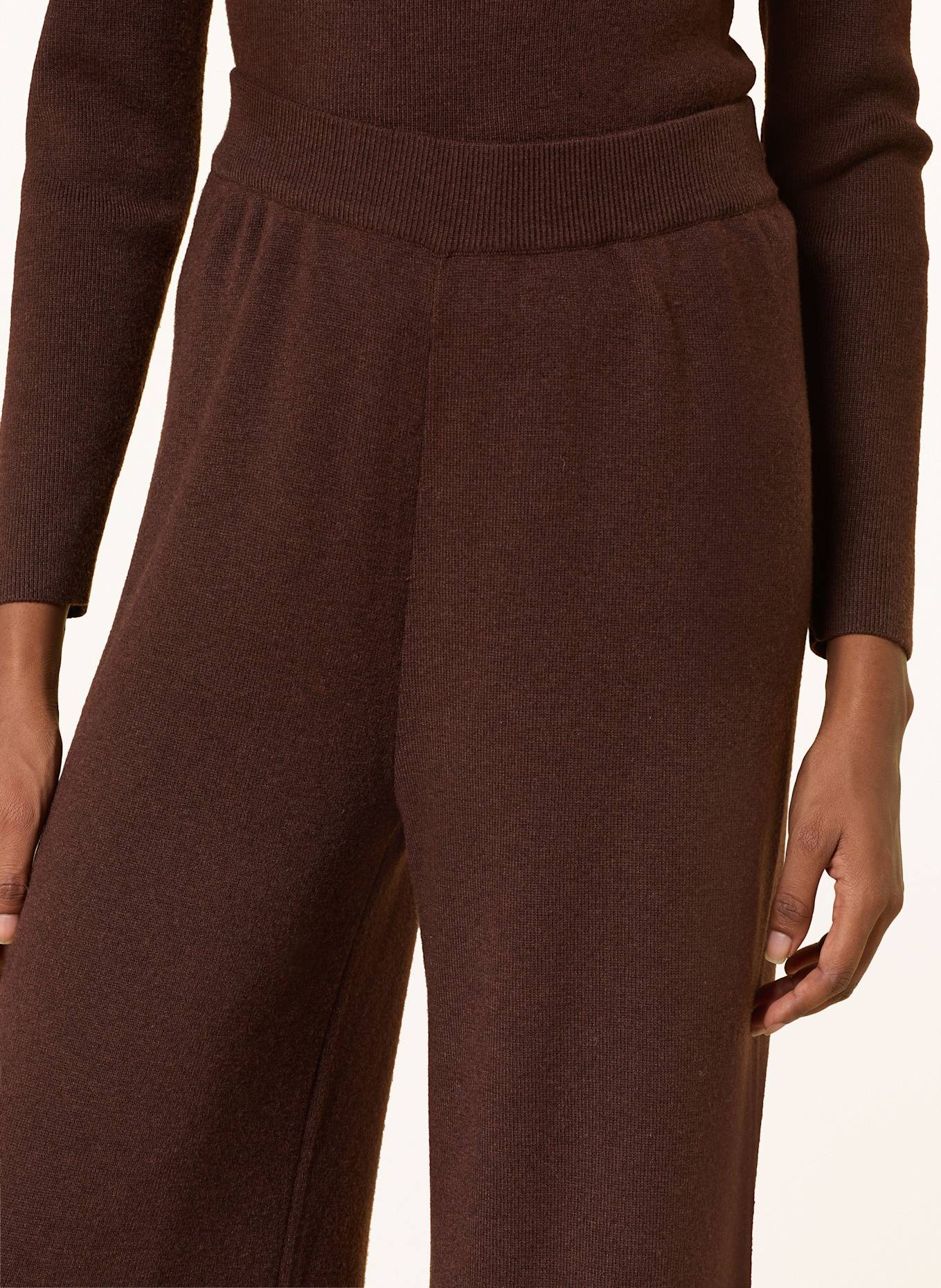 KARO KAUER Strickhose: BRAUN