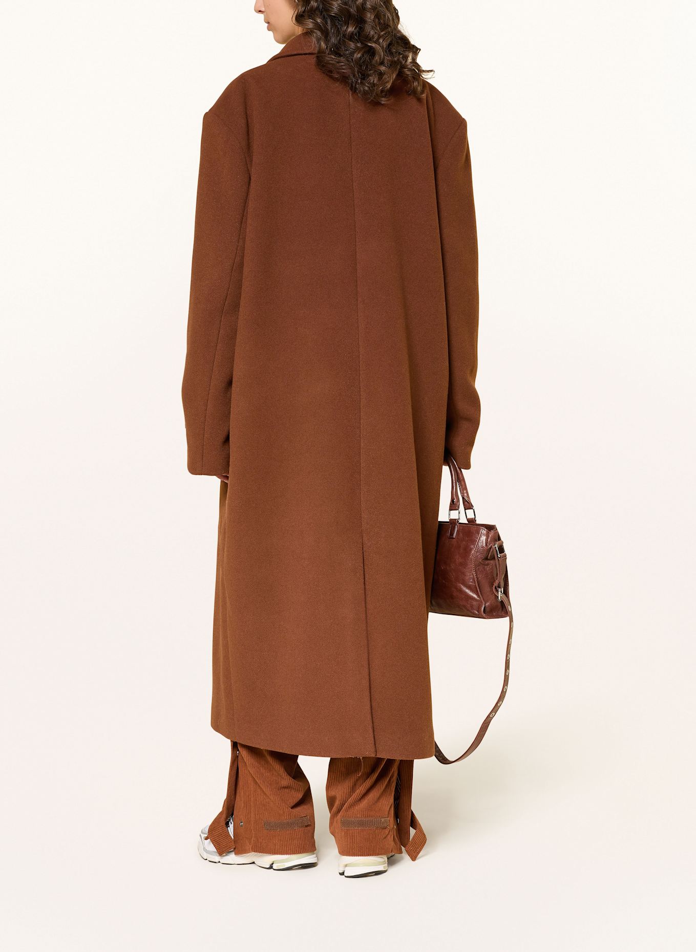 KARO KAUER Oversized-Mantel: BRAUN