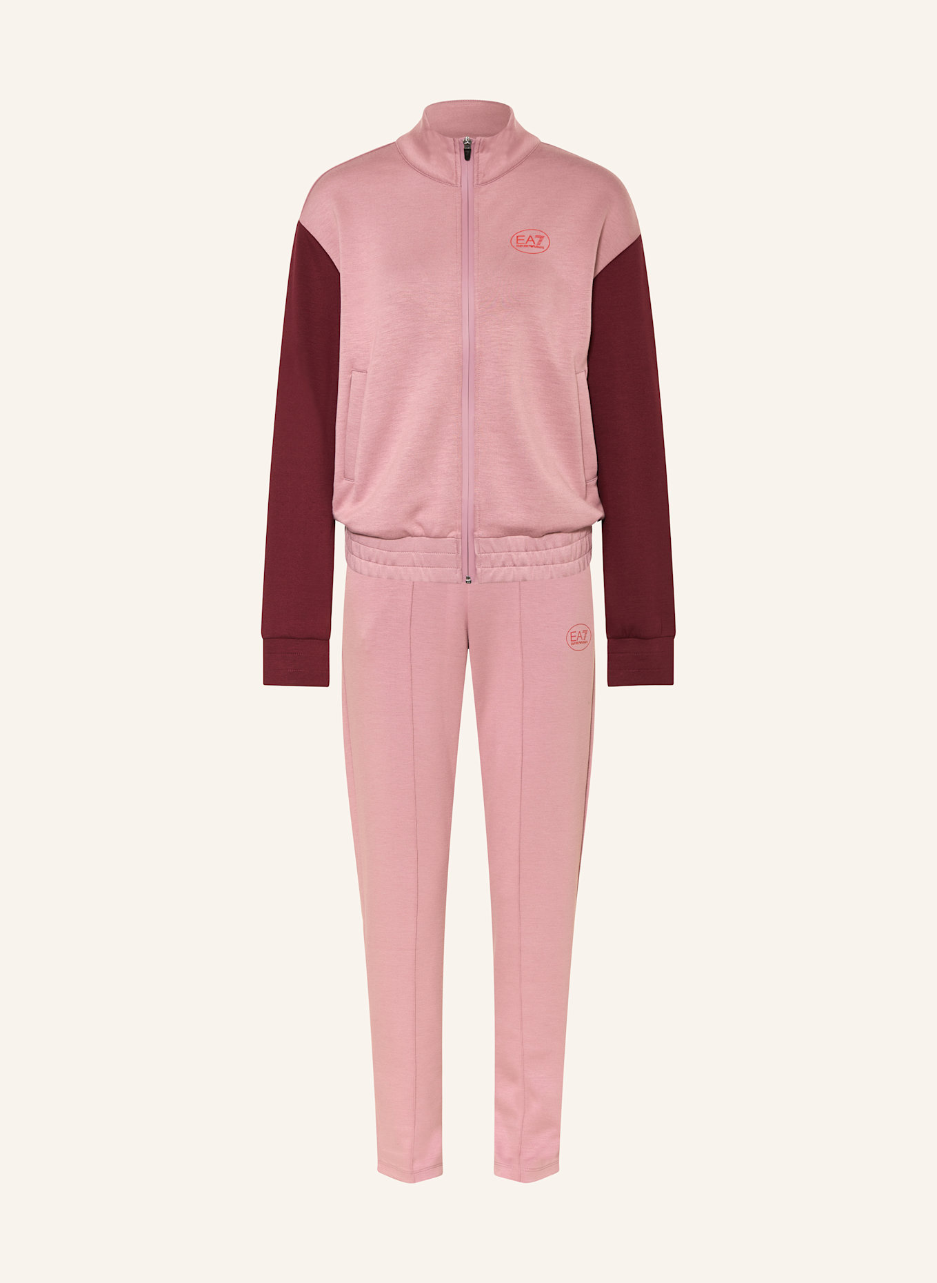 EA7 EMPORIO ARMANI Tracksuit TENNIS PRO in rose/ dusky pink