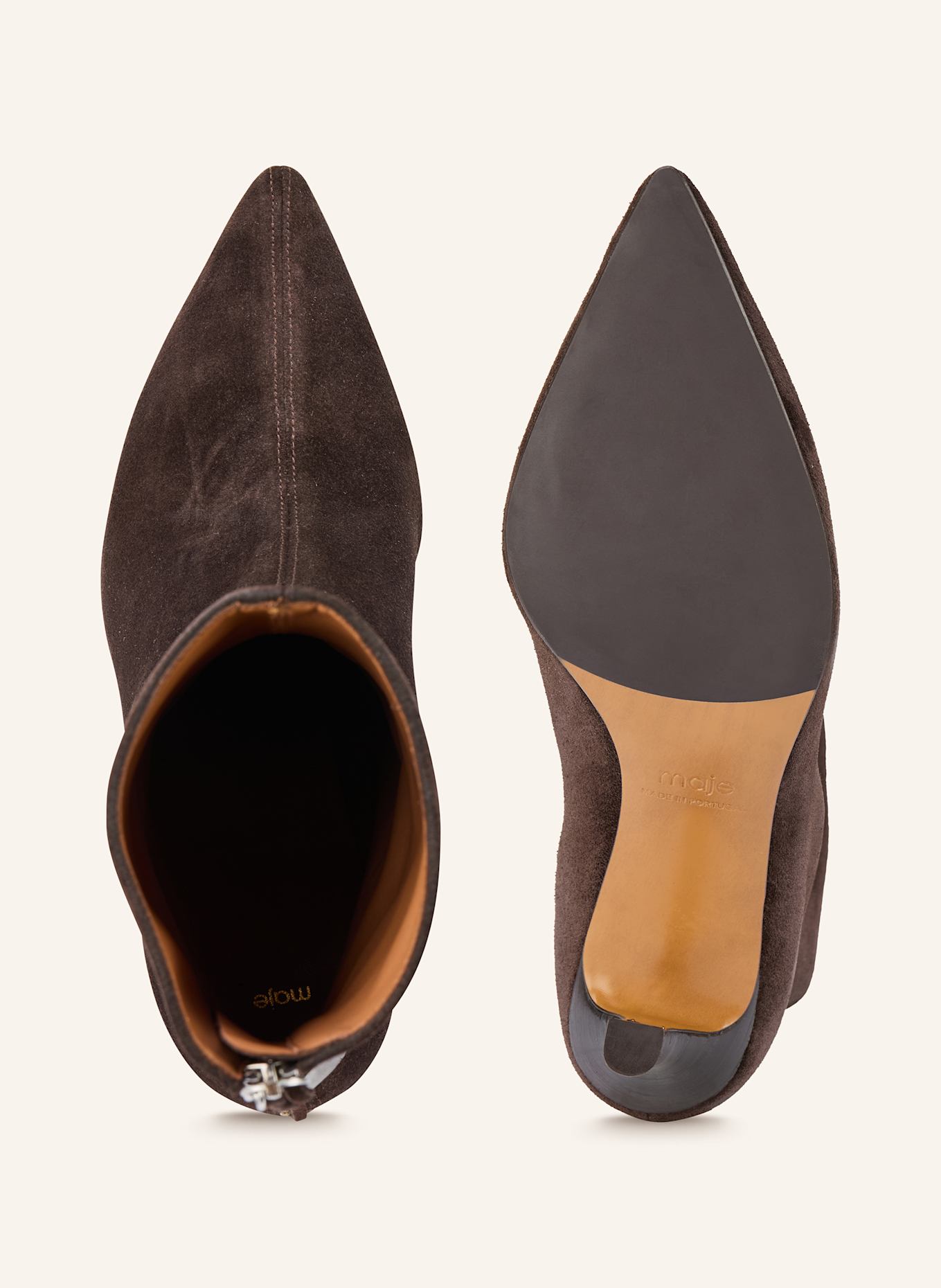 maje Stiefeletten: DUNKELBRAUN