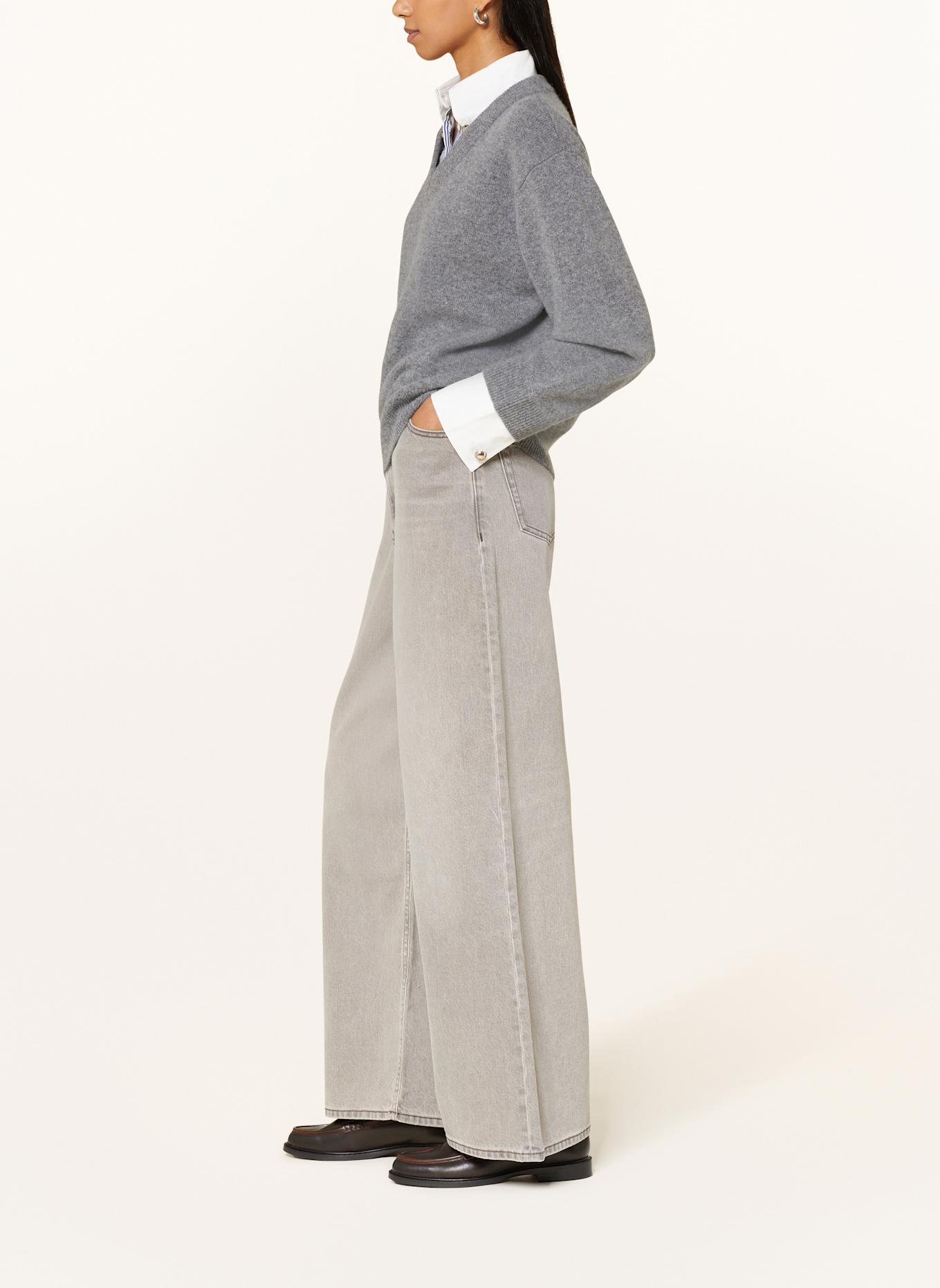 CLAUDIE PIERLOT Straight Jeans: A037 GREY BEIGE