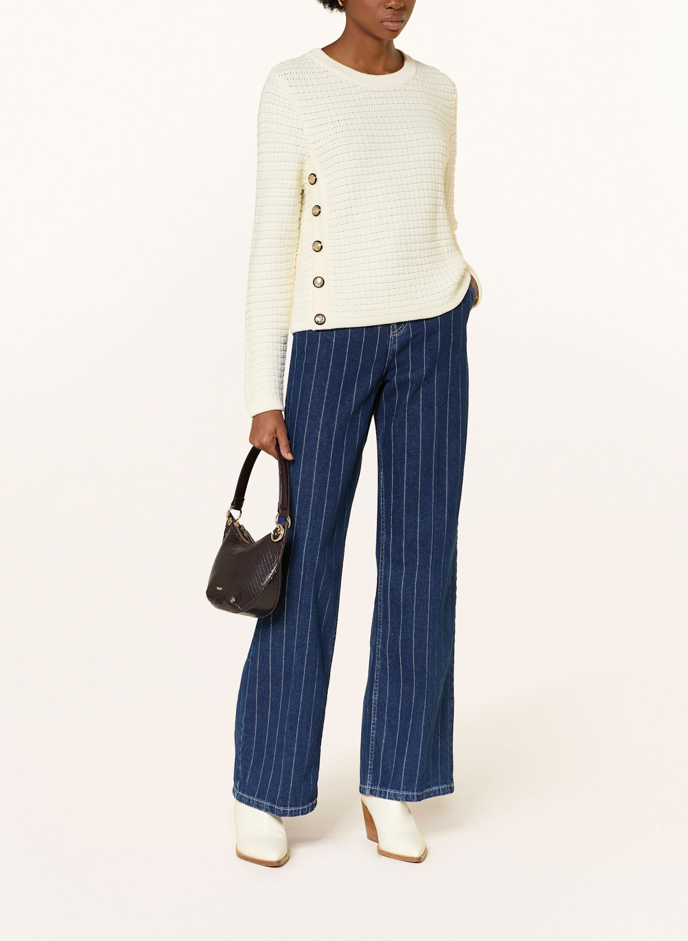 ba&sh Kabelka PYTHON: TMAVĚ HNĚDÁ