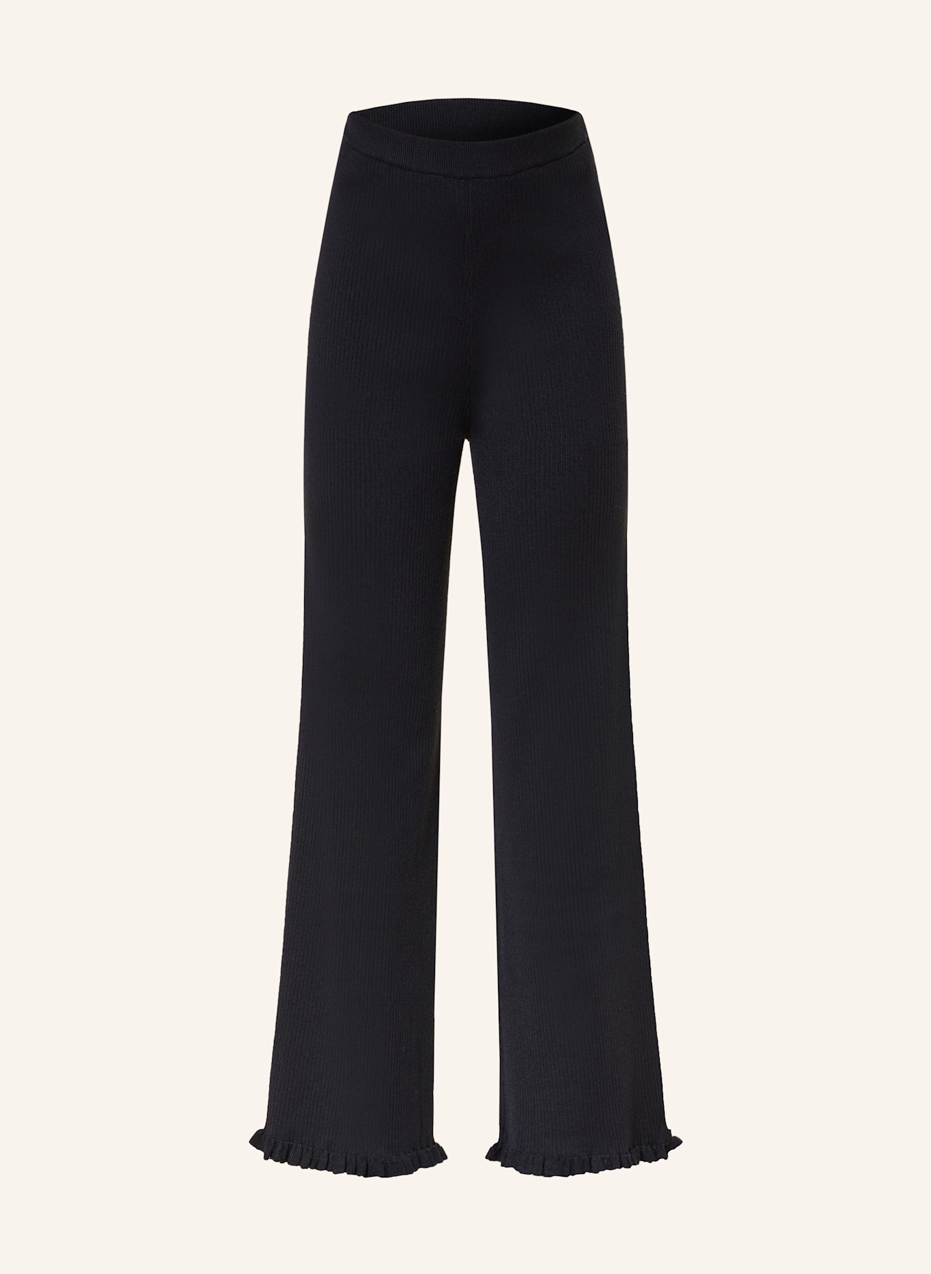 CLAUDIE PIERLOT Strickhose: DUNKELBLAU
