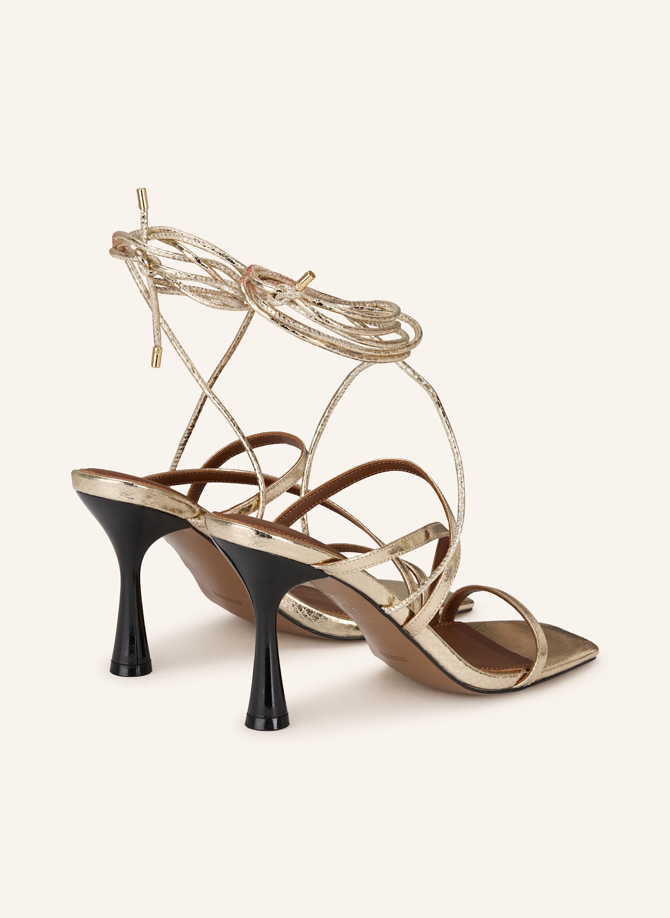 REISS Sandały na obcasie REBECCA: ZŁOTY