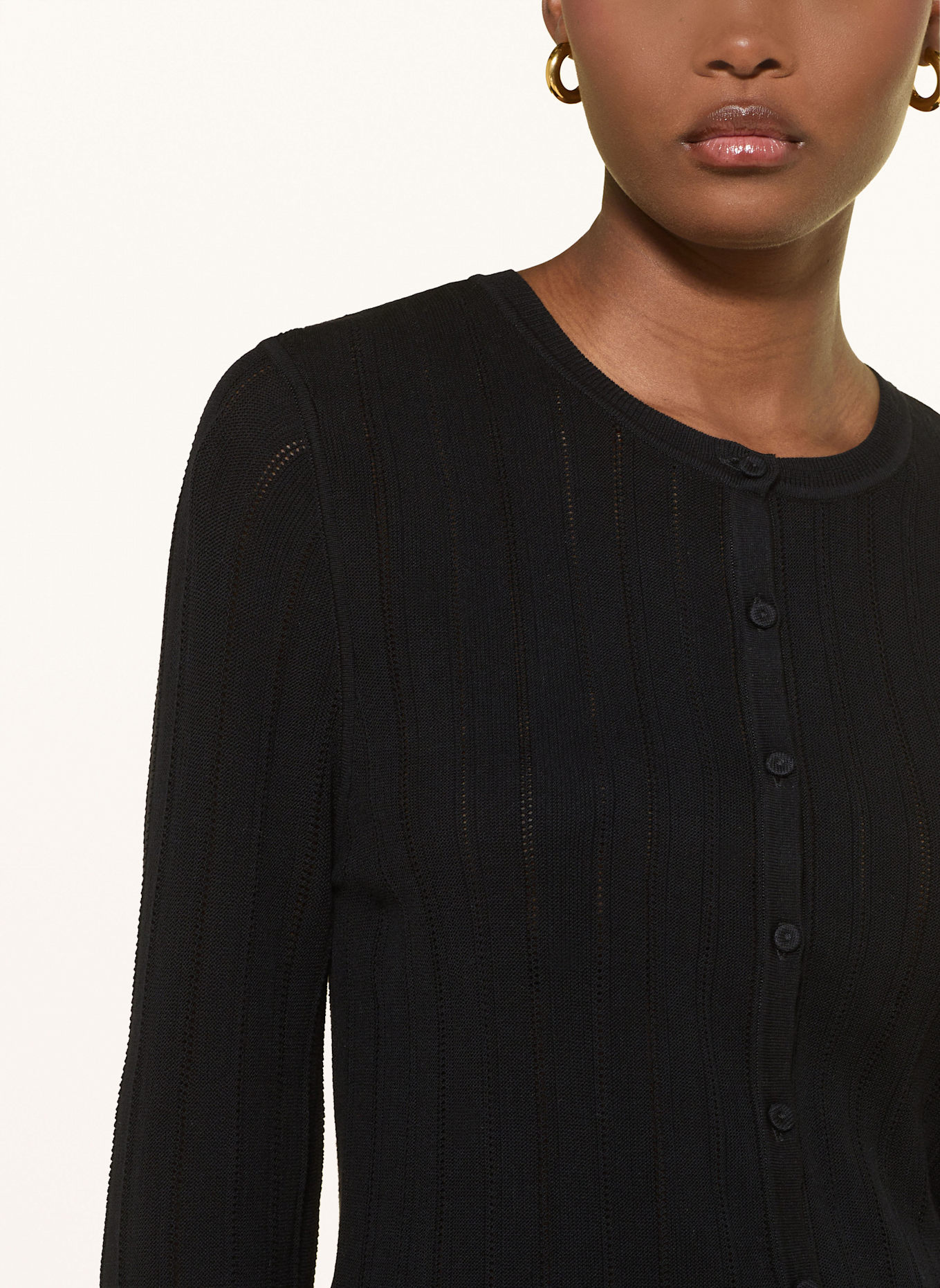 ba&sh Strickjacke VITIS: SCHWARZ