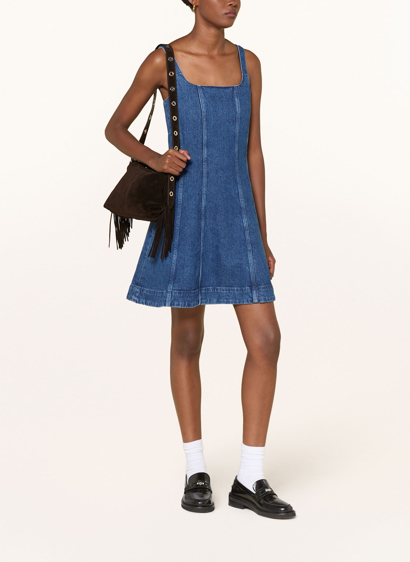 maje Torba na ramię: CIEMNOBRĄZOWY