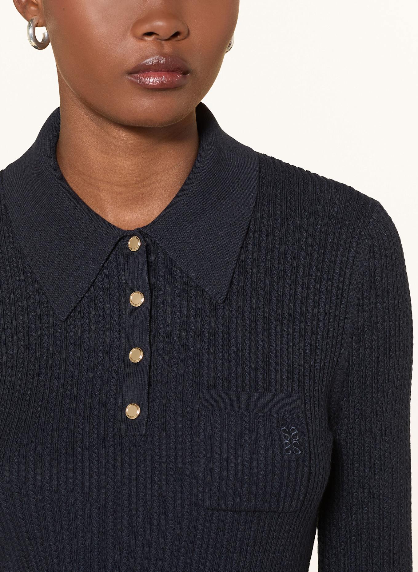 SANDRO Pullover: DUNKELBLAU