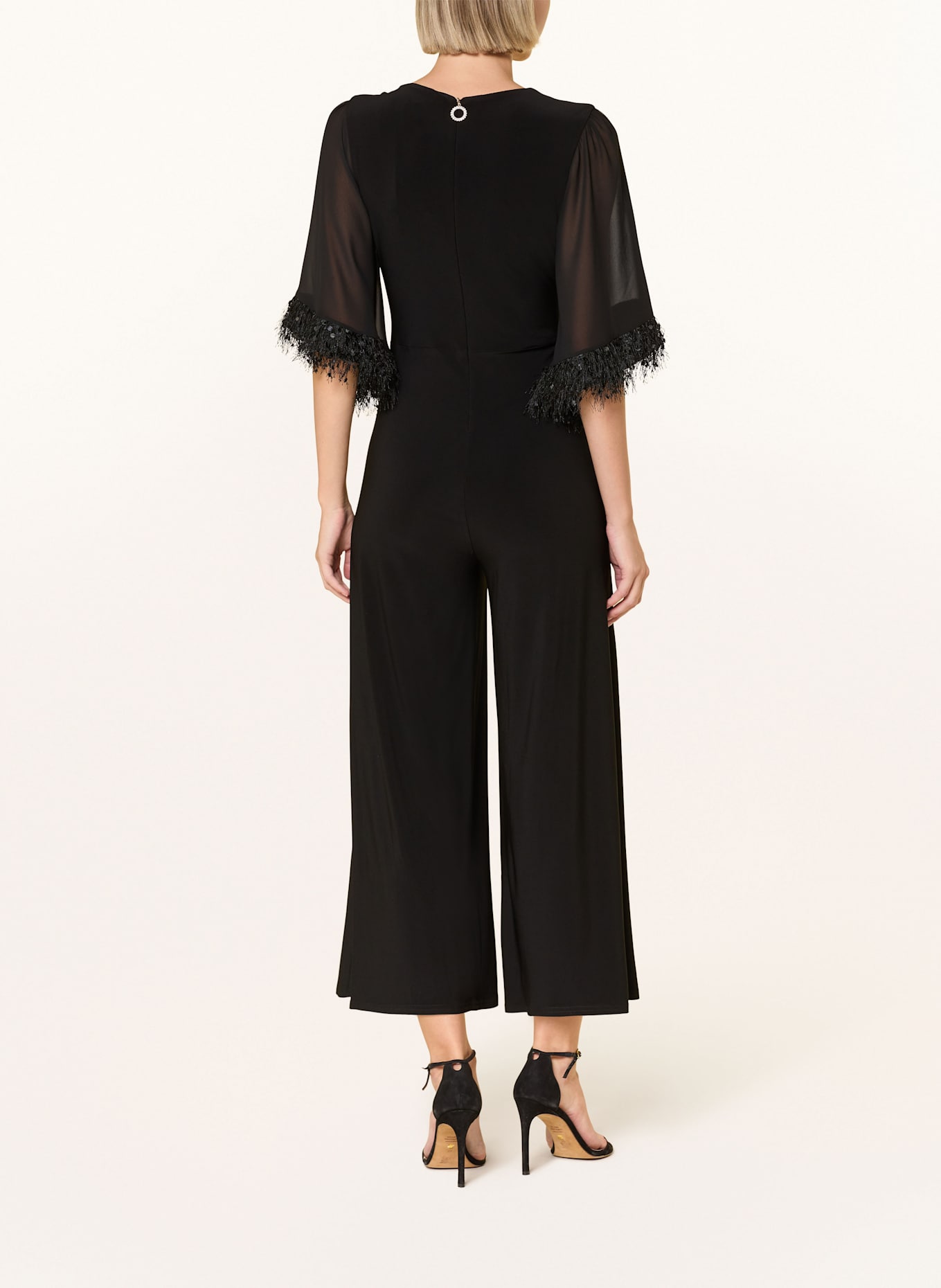 Joseph Ribkoff SIGNATURE Jumpsuit mit Pailletten: SCHWARZ