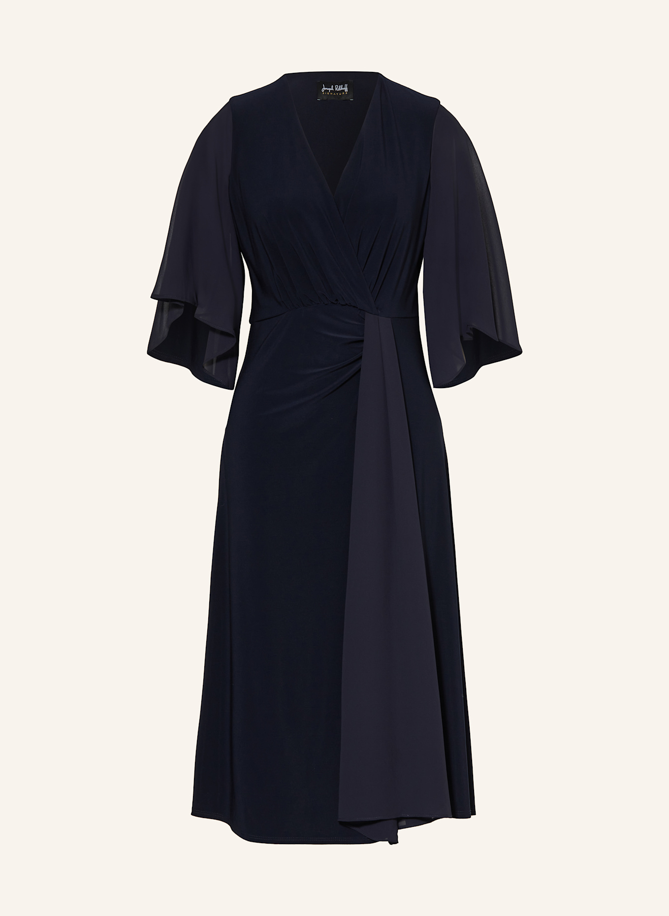 Joseph Ribkoff SIGNATURE Kleid in Wickeloptik: DUNKELBLAU