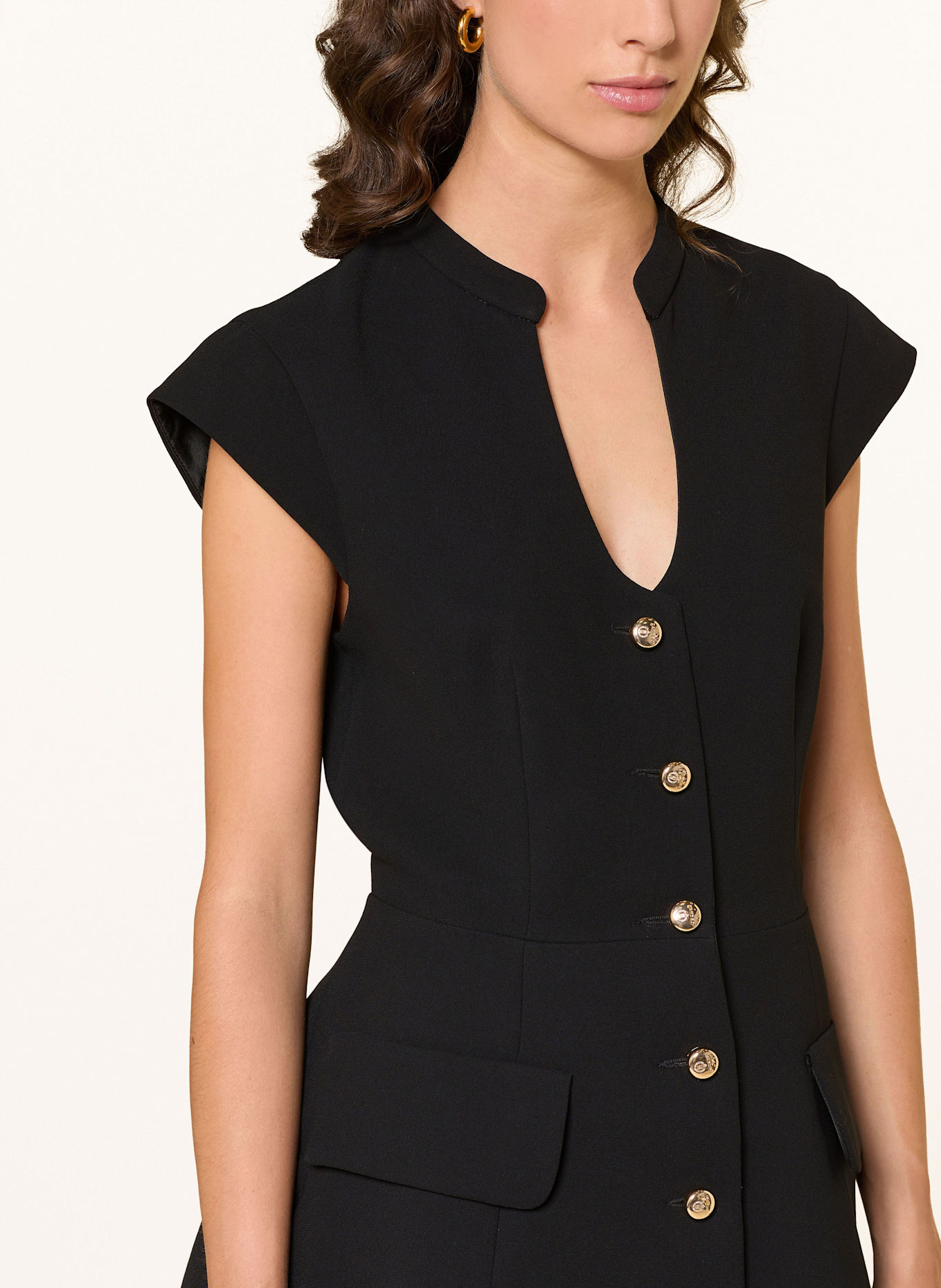 SANDRO Kleid: SCHWARZ