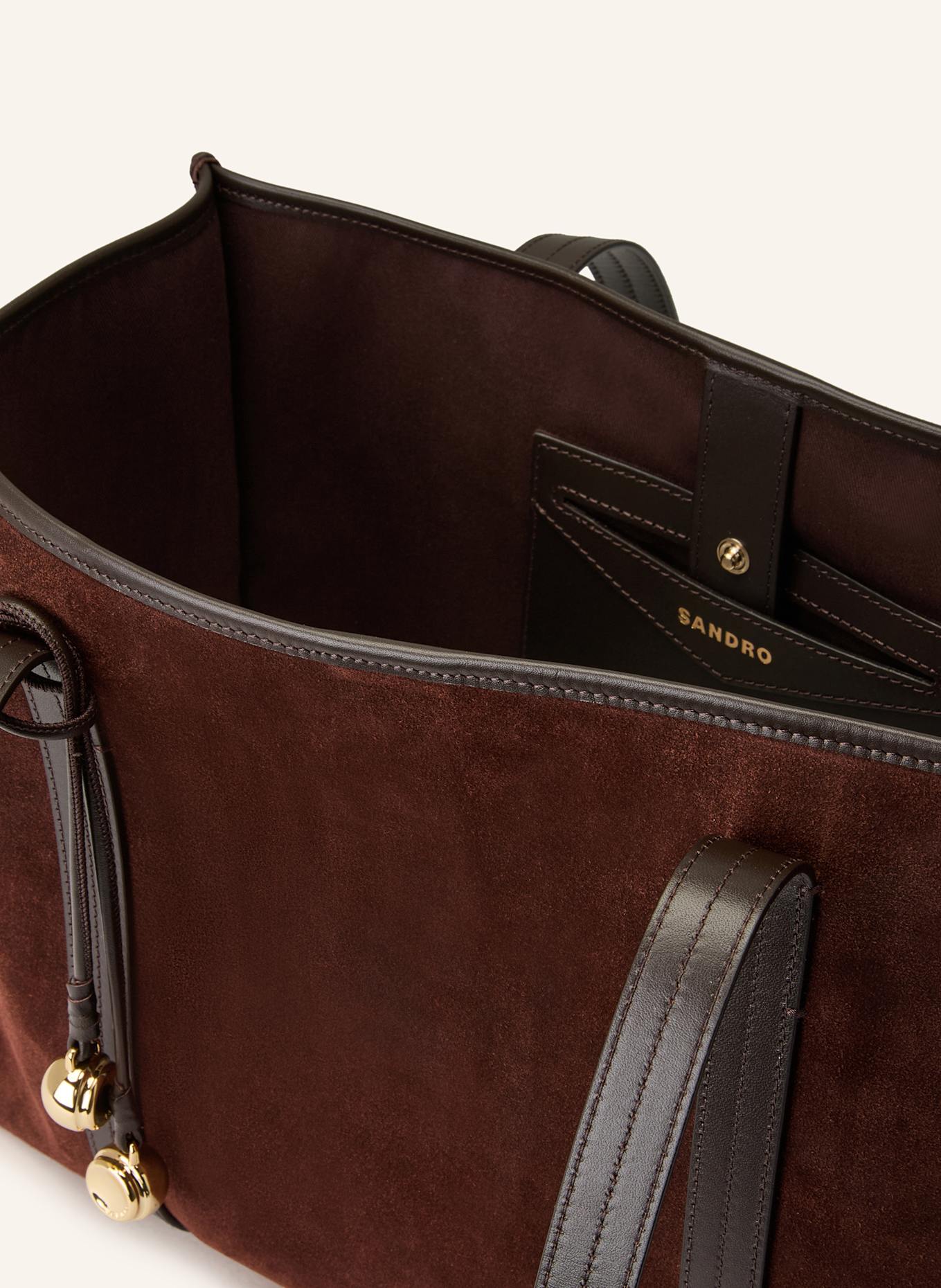 SANDRO Shopper: DUNKELBRAUN