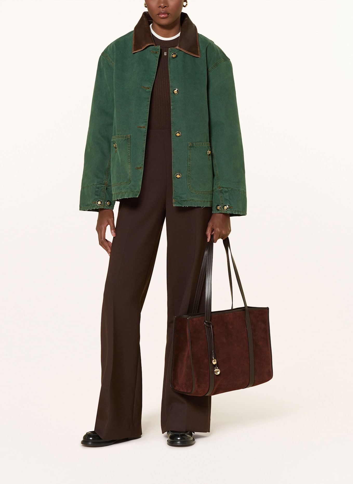 SANDRO Shopper: DUNKELBRAUN