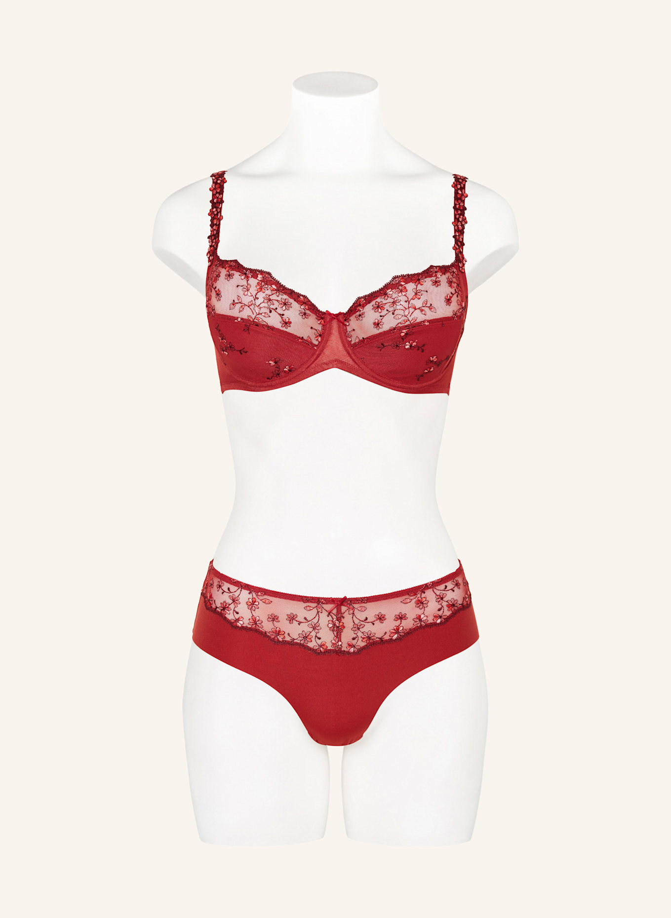 mey Bügel-BH Serie DELIGHTFUL: DUNKELROT / HELLROT / ROT