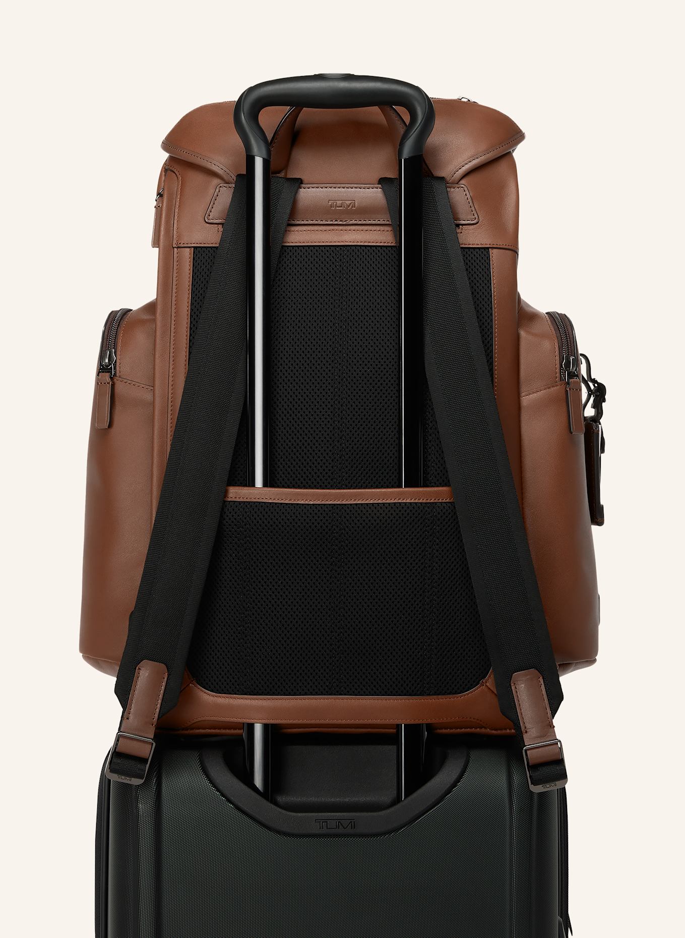 TUMI HARRISON Rucksack GRIFFEN mit Laptop-Fach: COGNAC