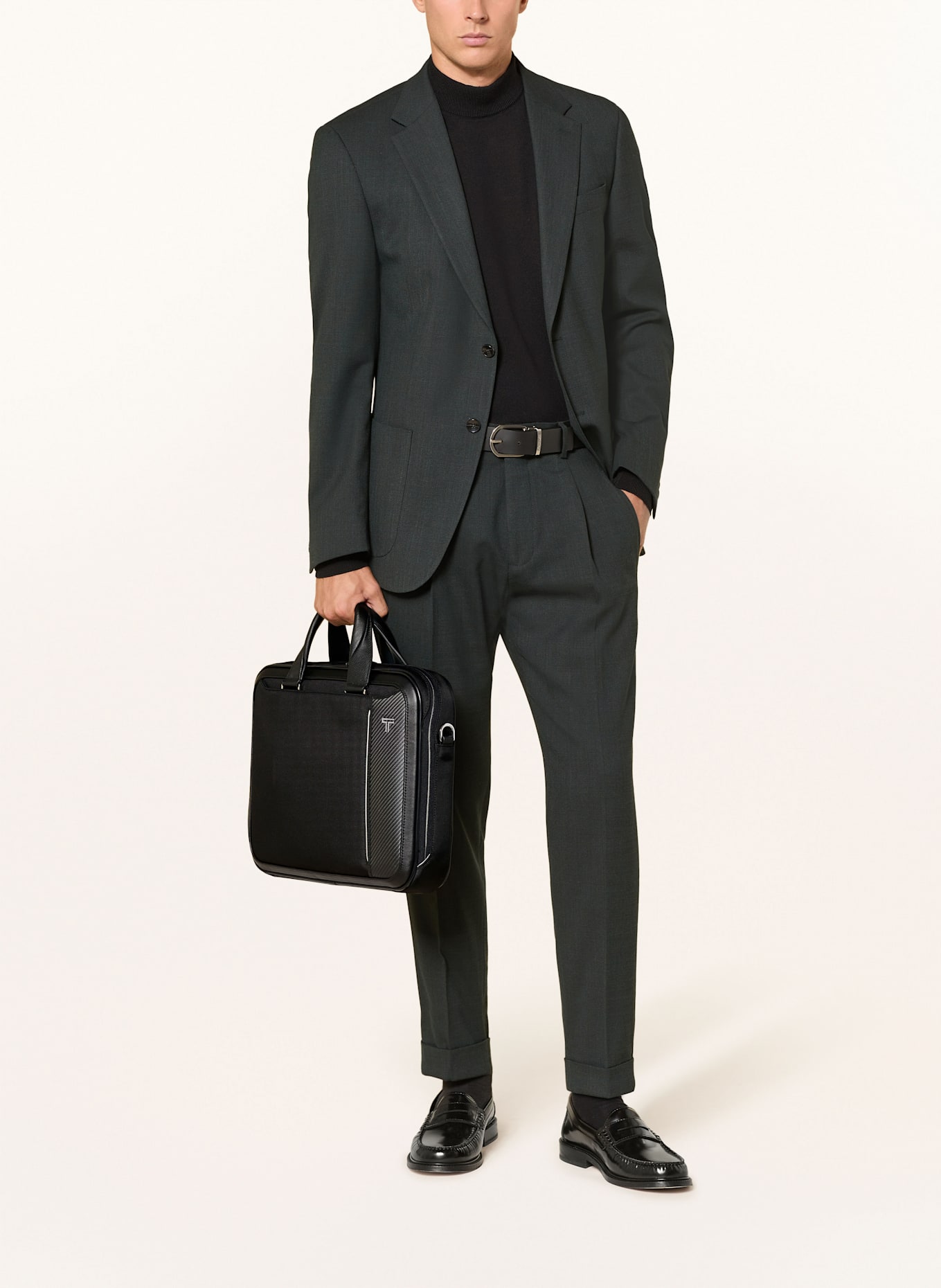 TUMI ARRIVÉ Laptop-Tasche HANNOVER SLIM BRIEF: SCHWARZ