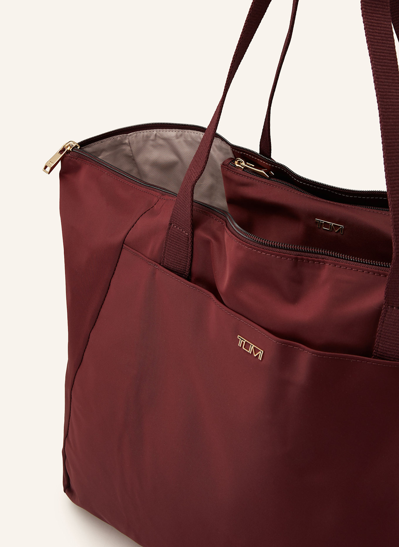 TUMI VOYAGEUR Shopper JUST IN CASE® LARGE mit Pouch: DUNKELROT