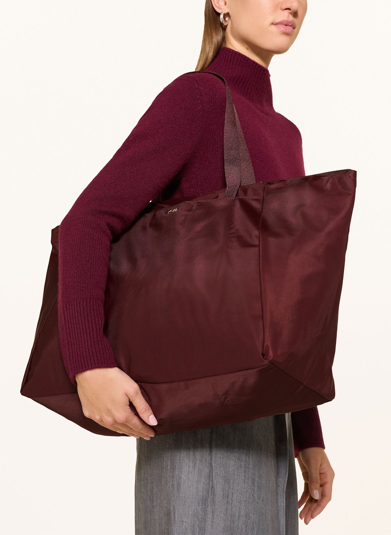 TUMI VOYAGEUR Shopper JUST IN CASE® LARGE mit Pouch: DUNKELROT