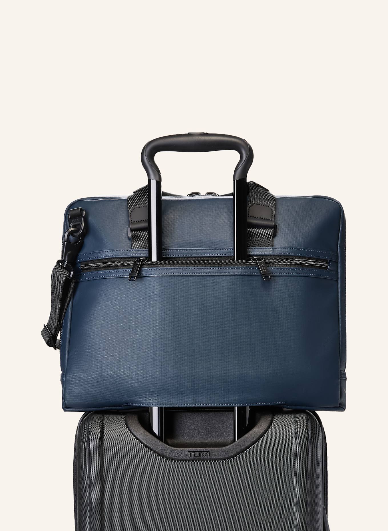 TUMI Torba na laptop ALPHA BRAVO ACADEMY BRIEF: NAVY COATED CANVAS