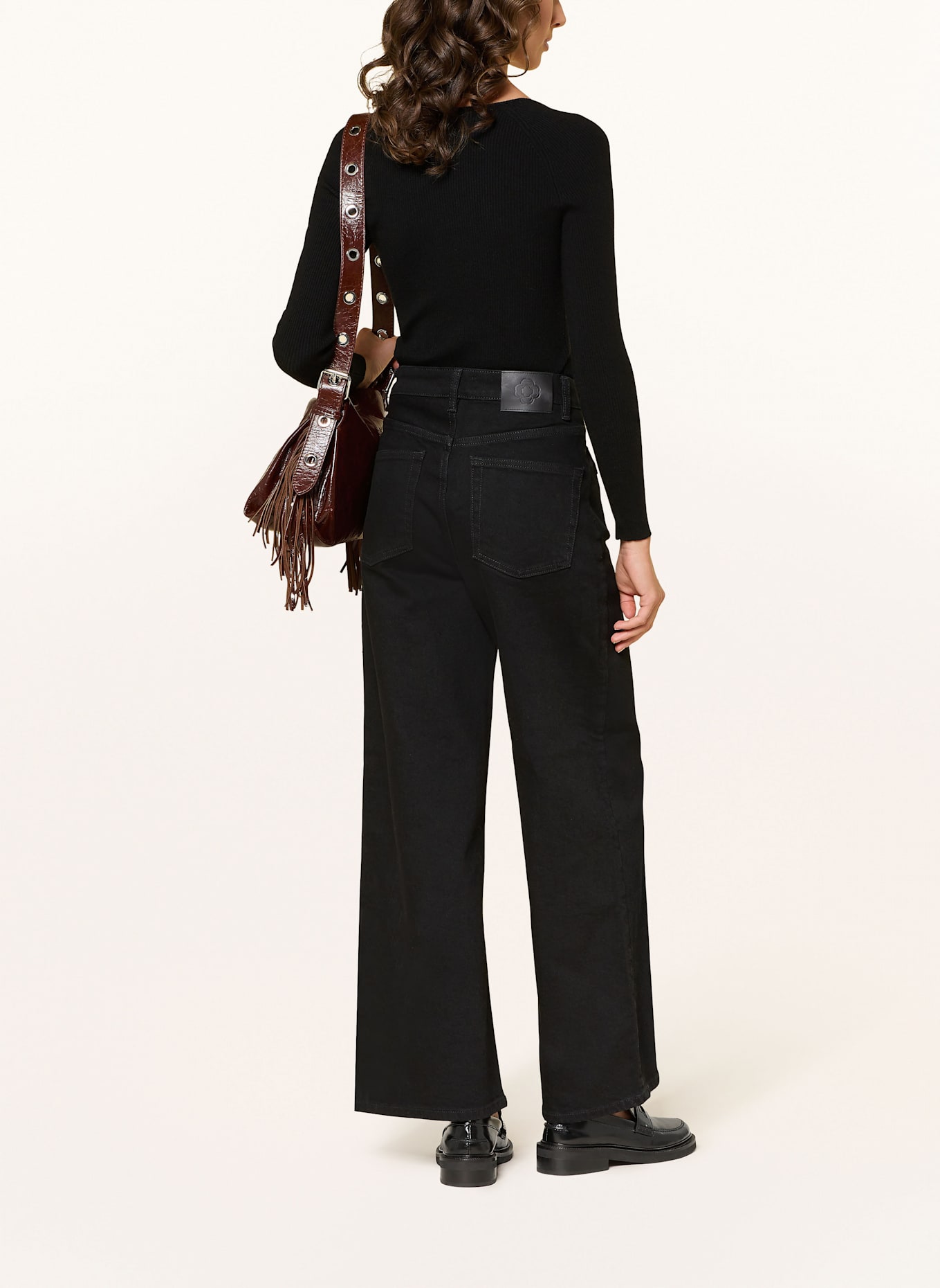 maje Straight Leg Jeans: 2517 BLACK