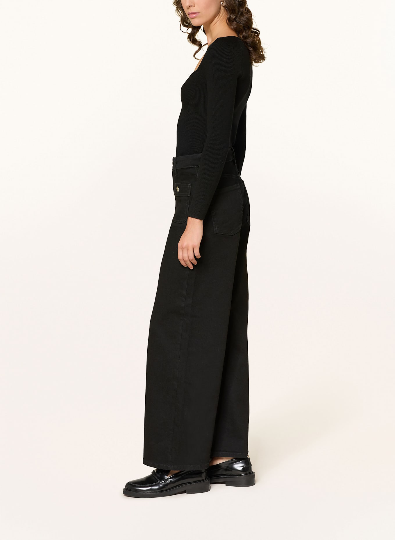 maje Straight Leg Jeans: 2517 BLACK