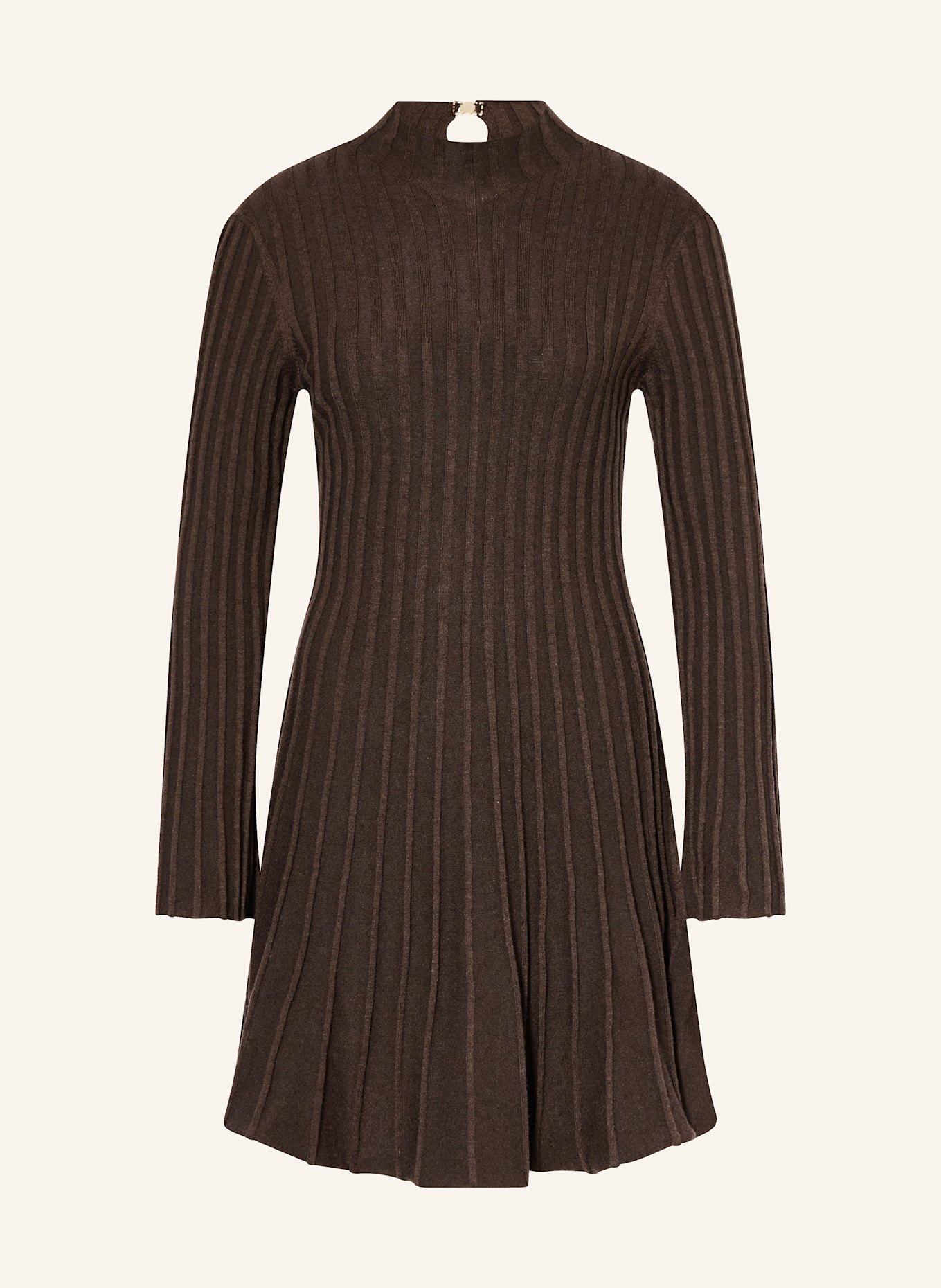 maje Strickkleid: DUNKELBRAUN