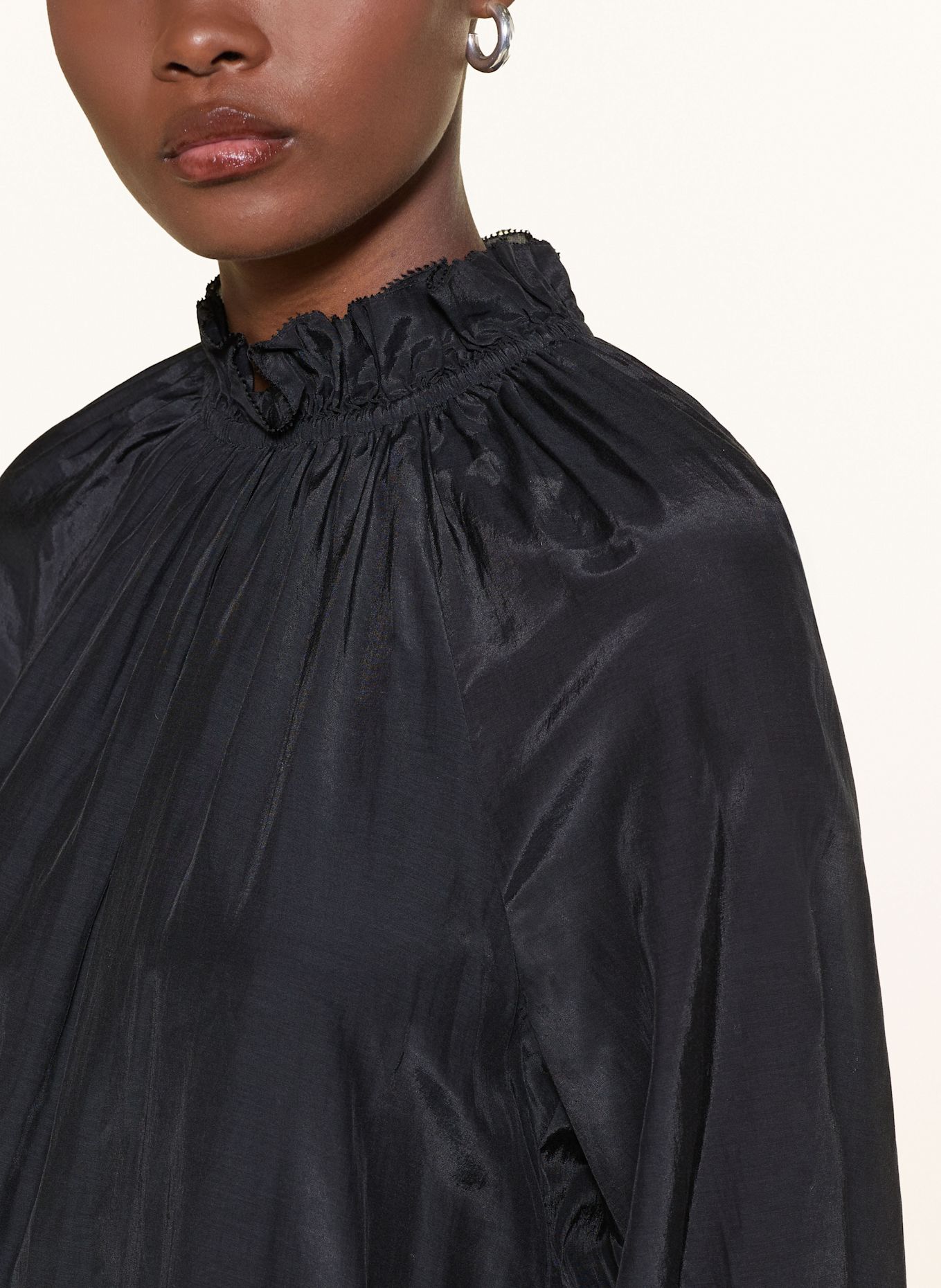 TED BAKER Kleid MACARA mit Rüschen: SCHWARZ