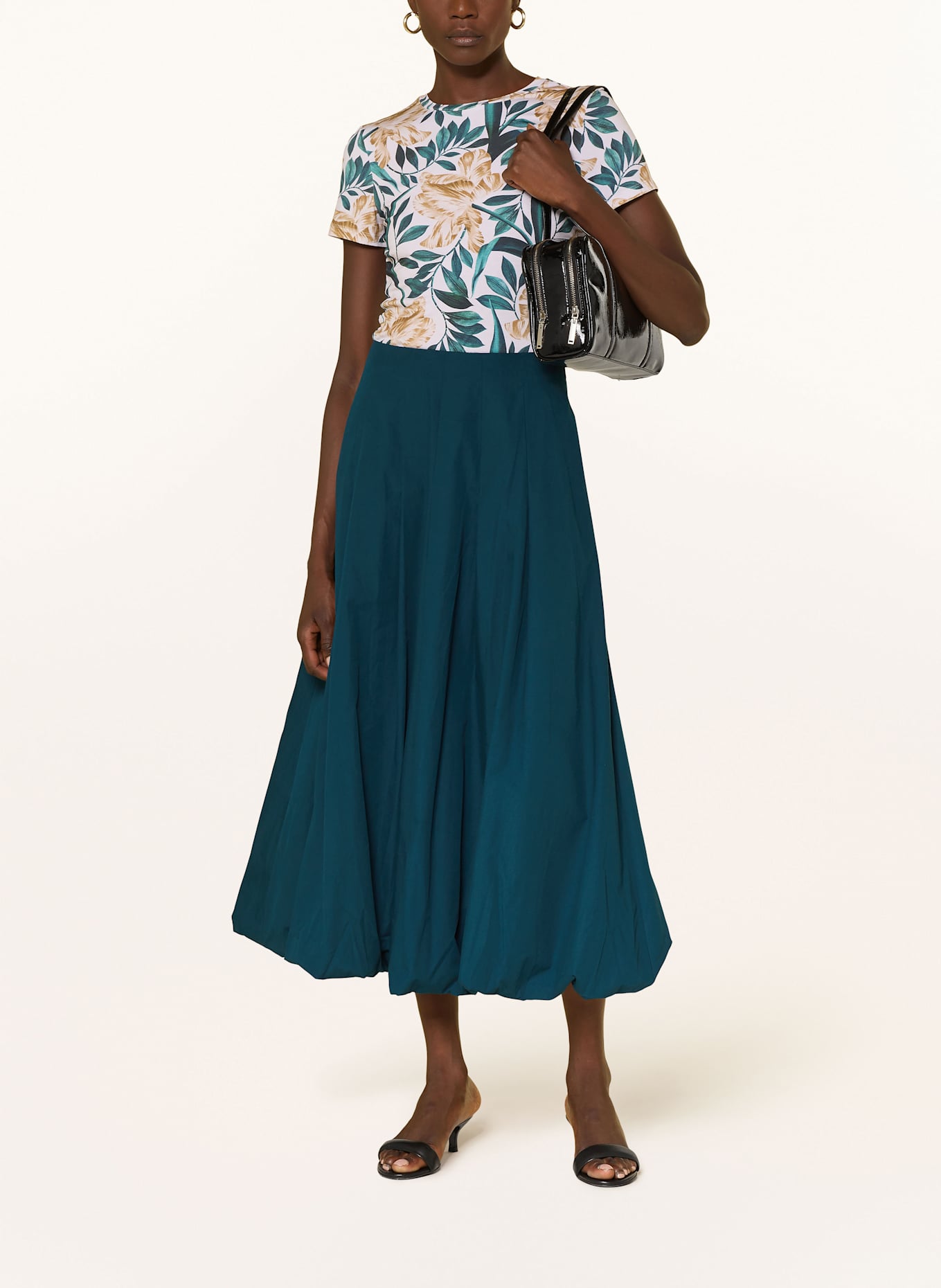 TED BAKER Sukně CINNABA: PETROLEJOVÁ