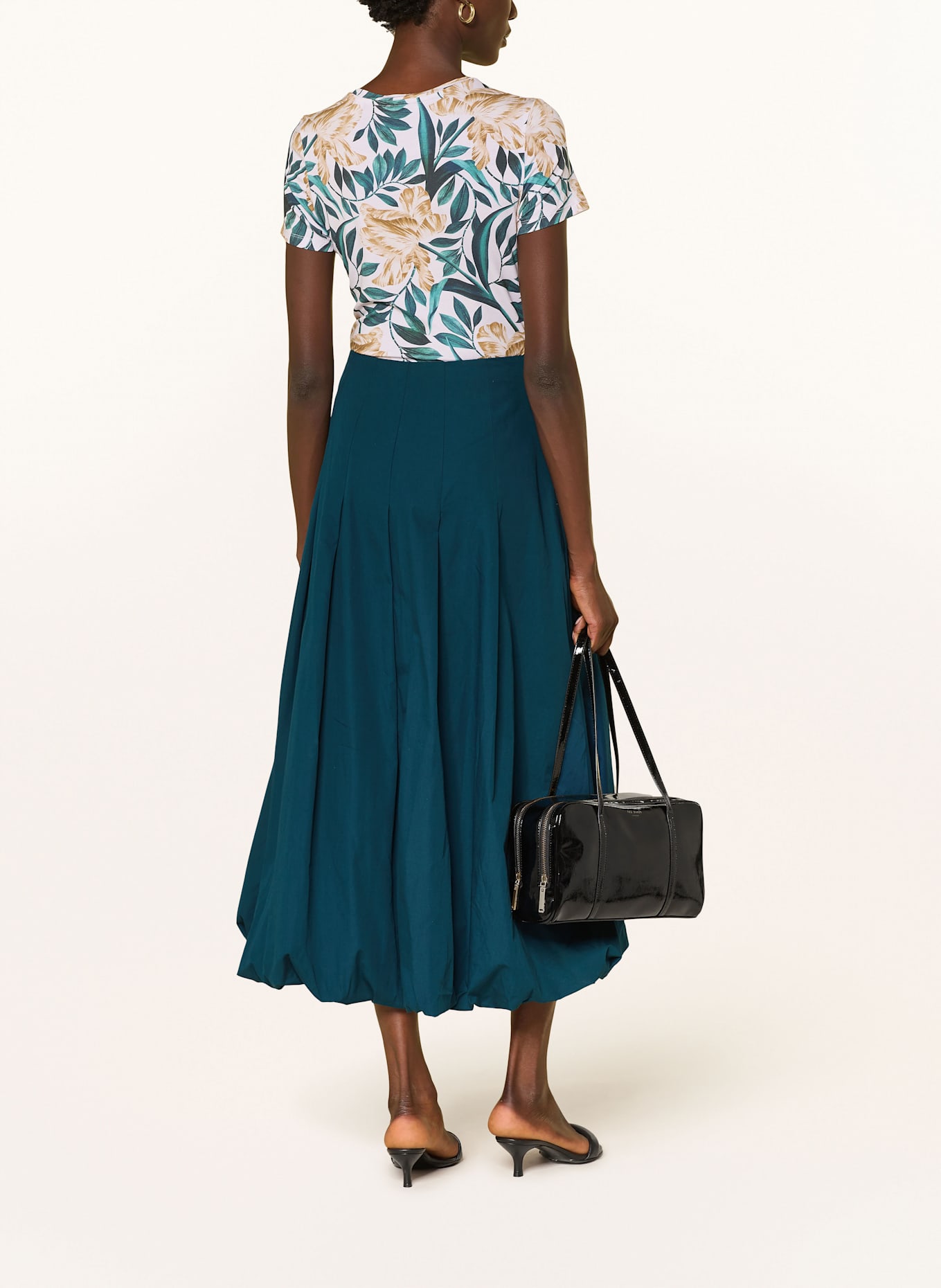 TED BAKER Sukně CINNABA: PETROLEJOVÁ