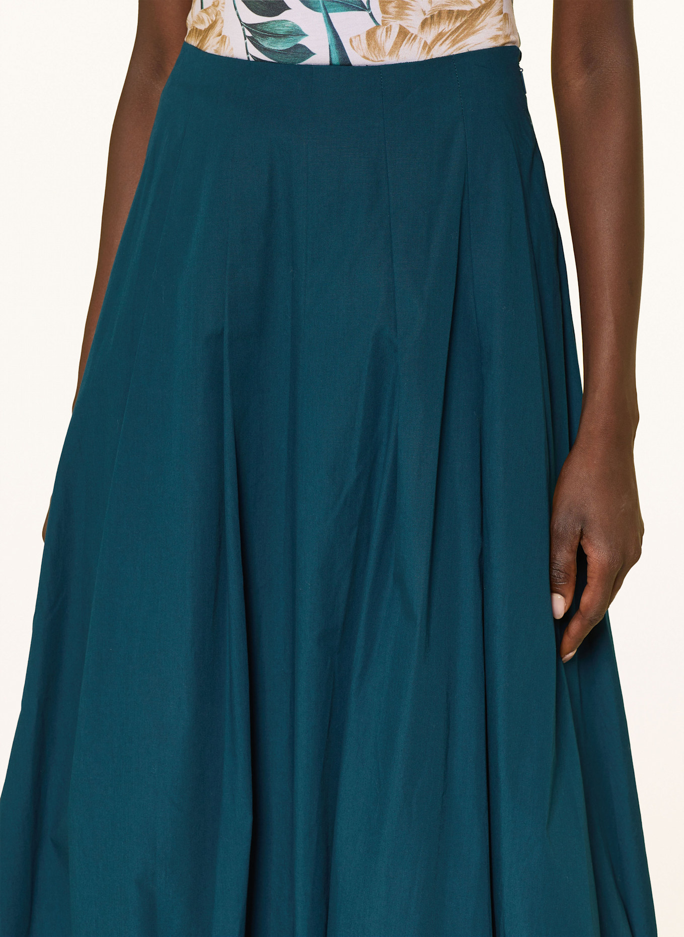 TED BAKER Sukně CINNABA: PETROLEJOVÁ