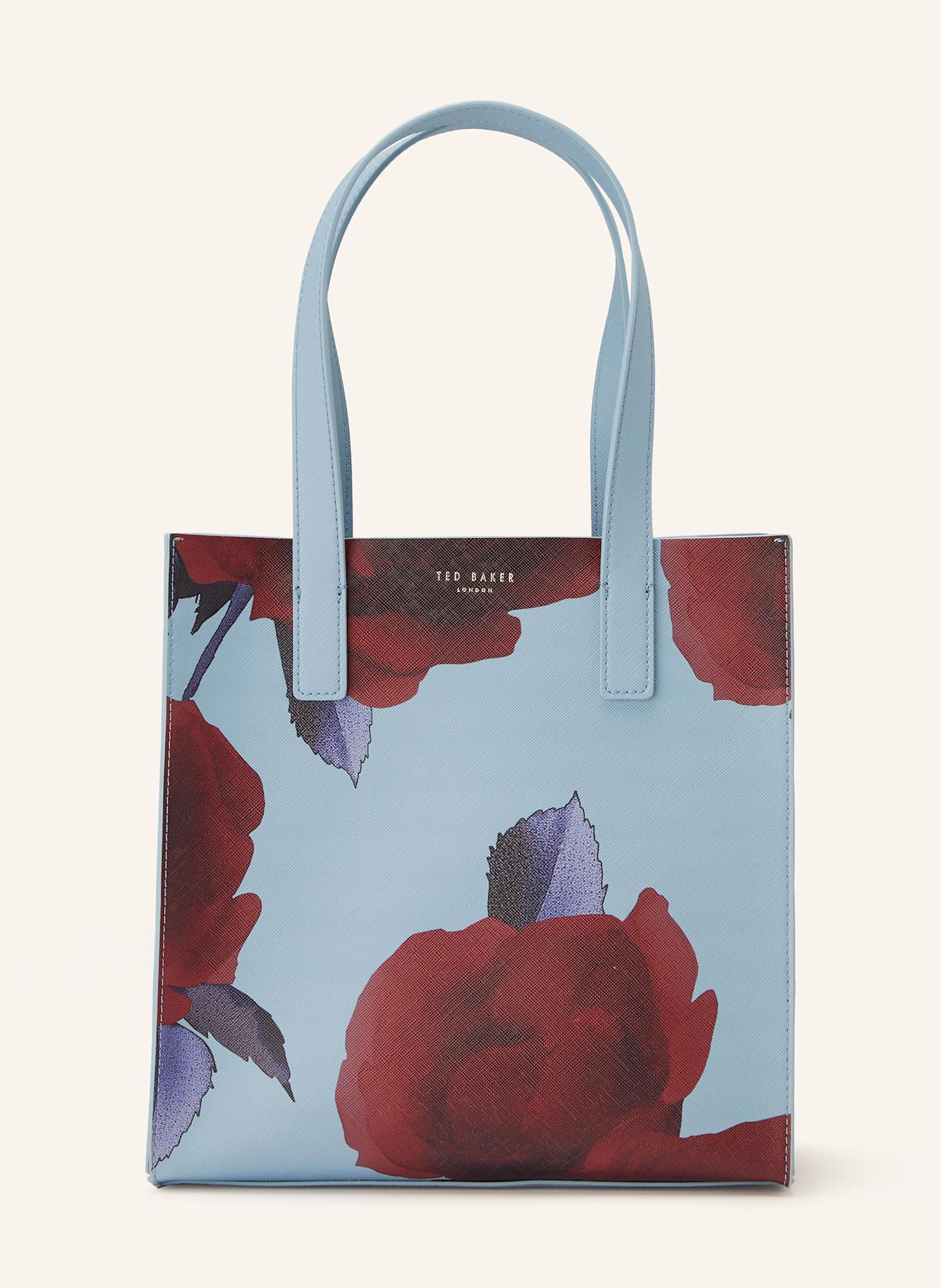 TED BAKER Shopper EMMERIE SMALL: HELLBLAU / DUNKELROT / LILA